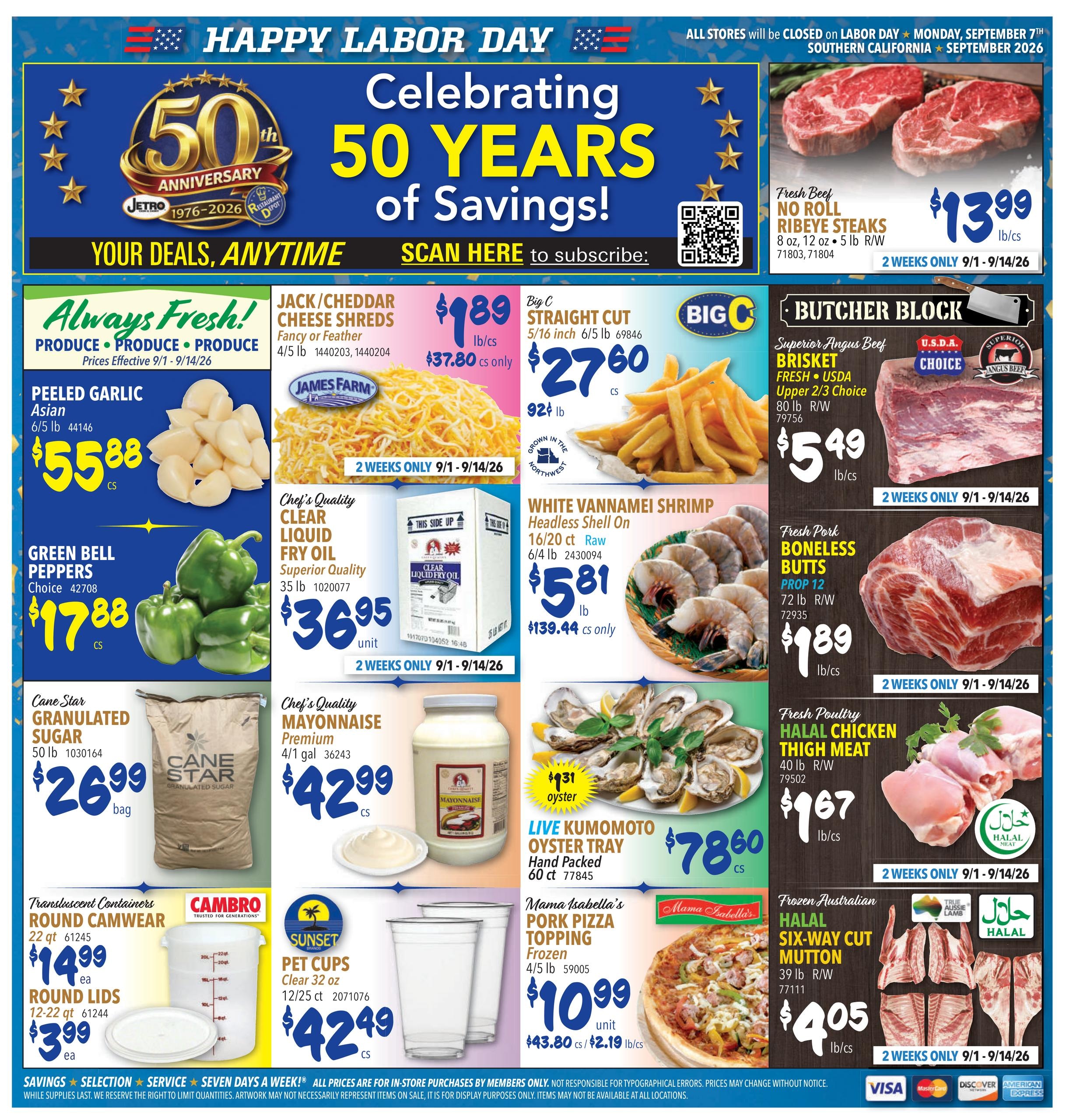 Restaurant Depot weekly ad page 1