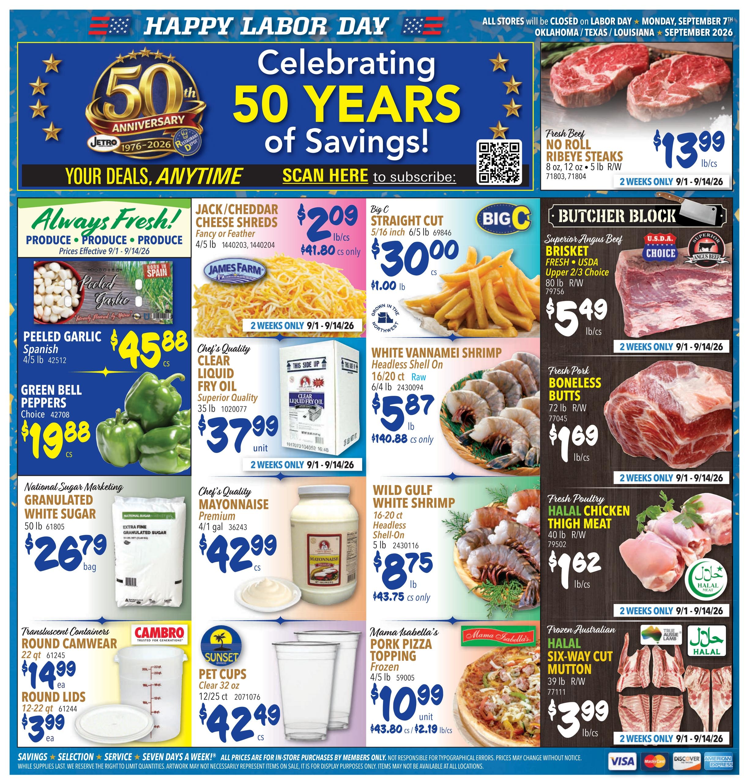 Restaurant Depot weekly ad page 1