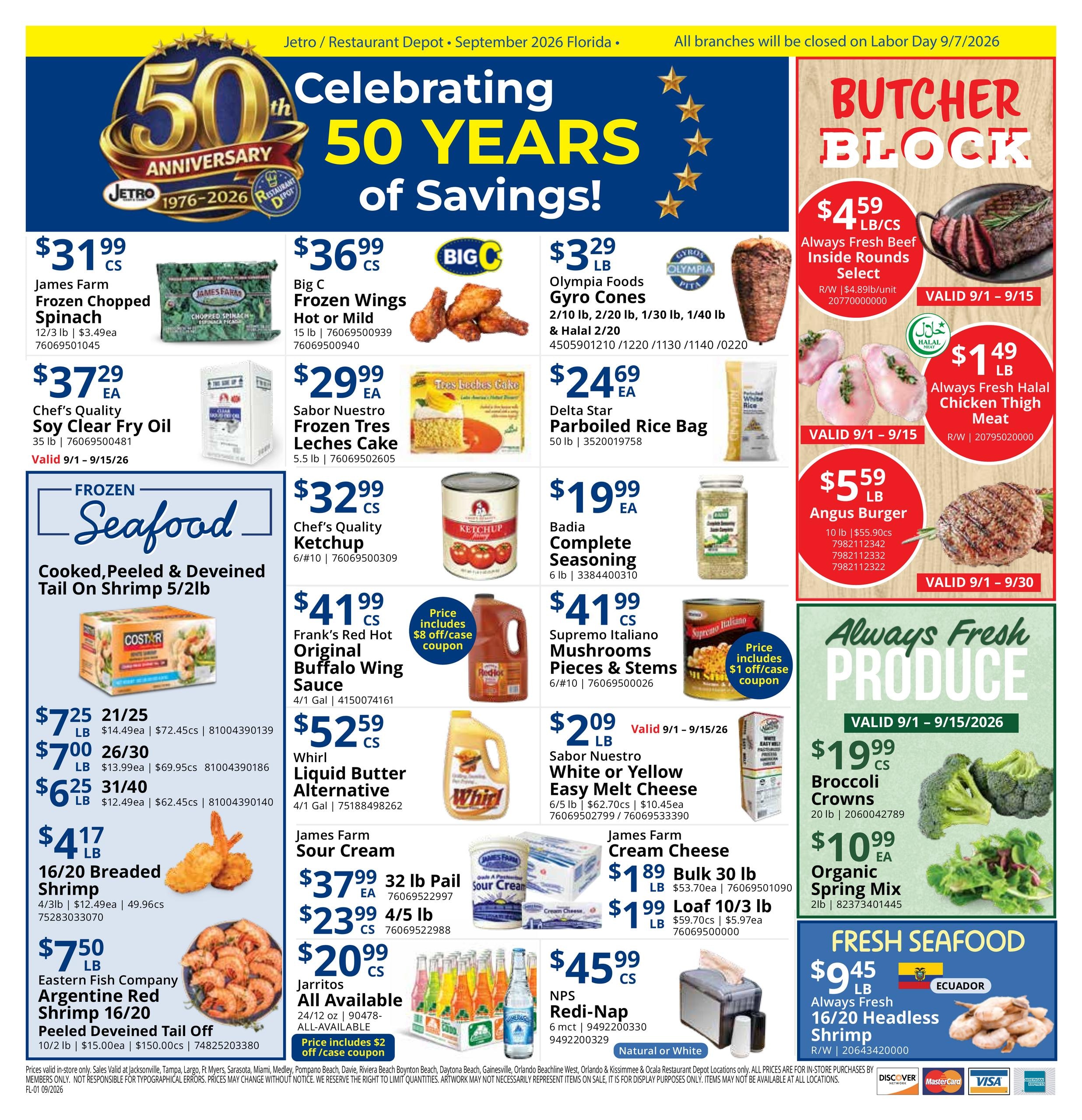Restaurant Depot weekly ad page 1