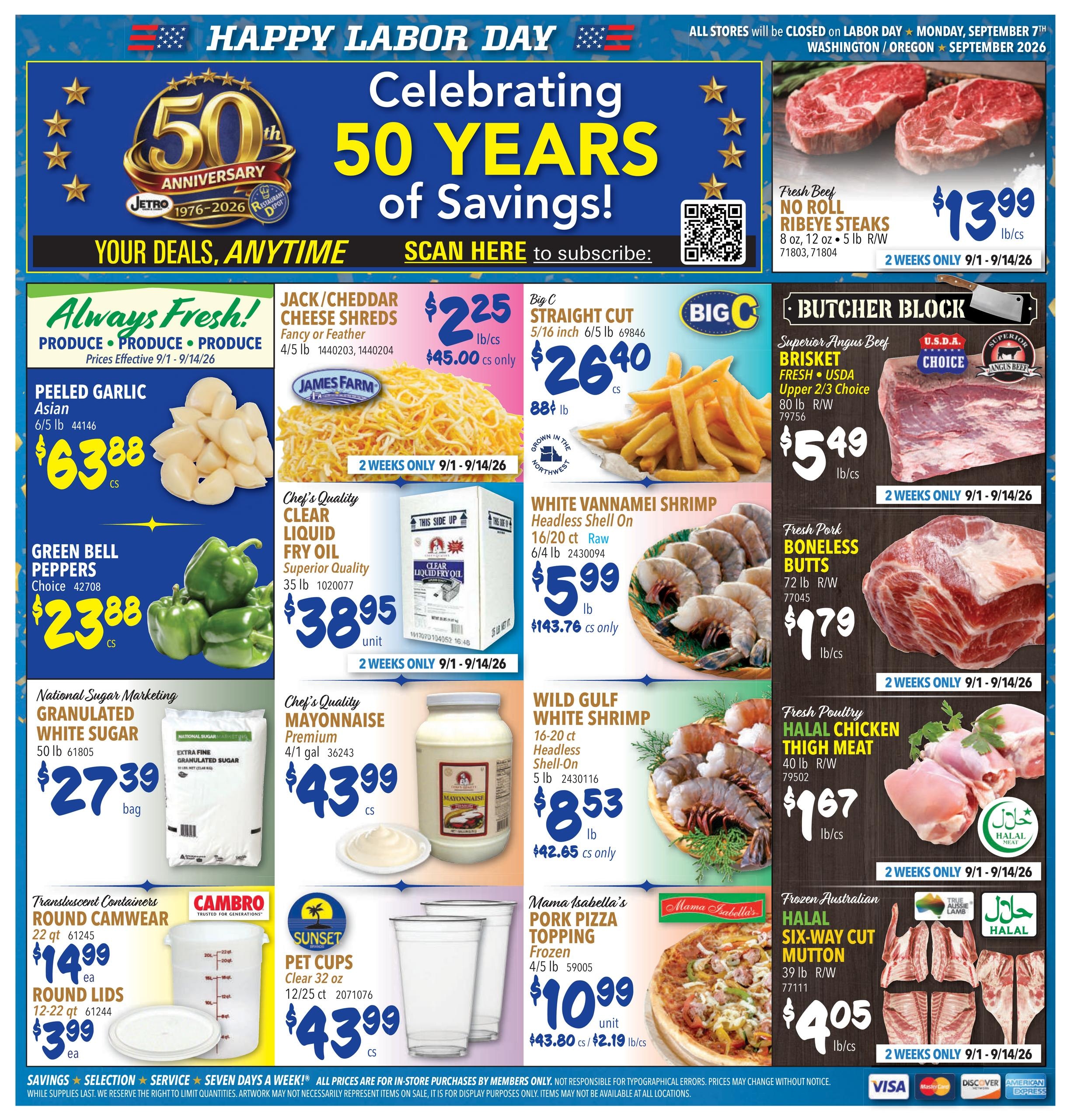 Restaurant Depot weekly ad page 1