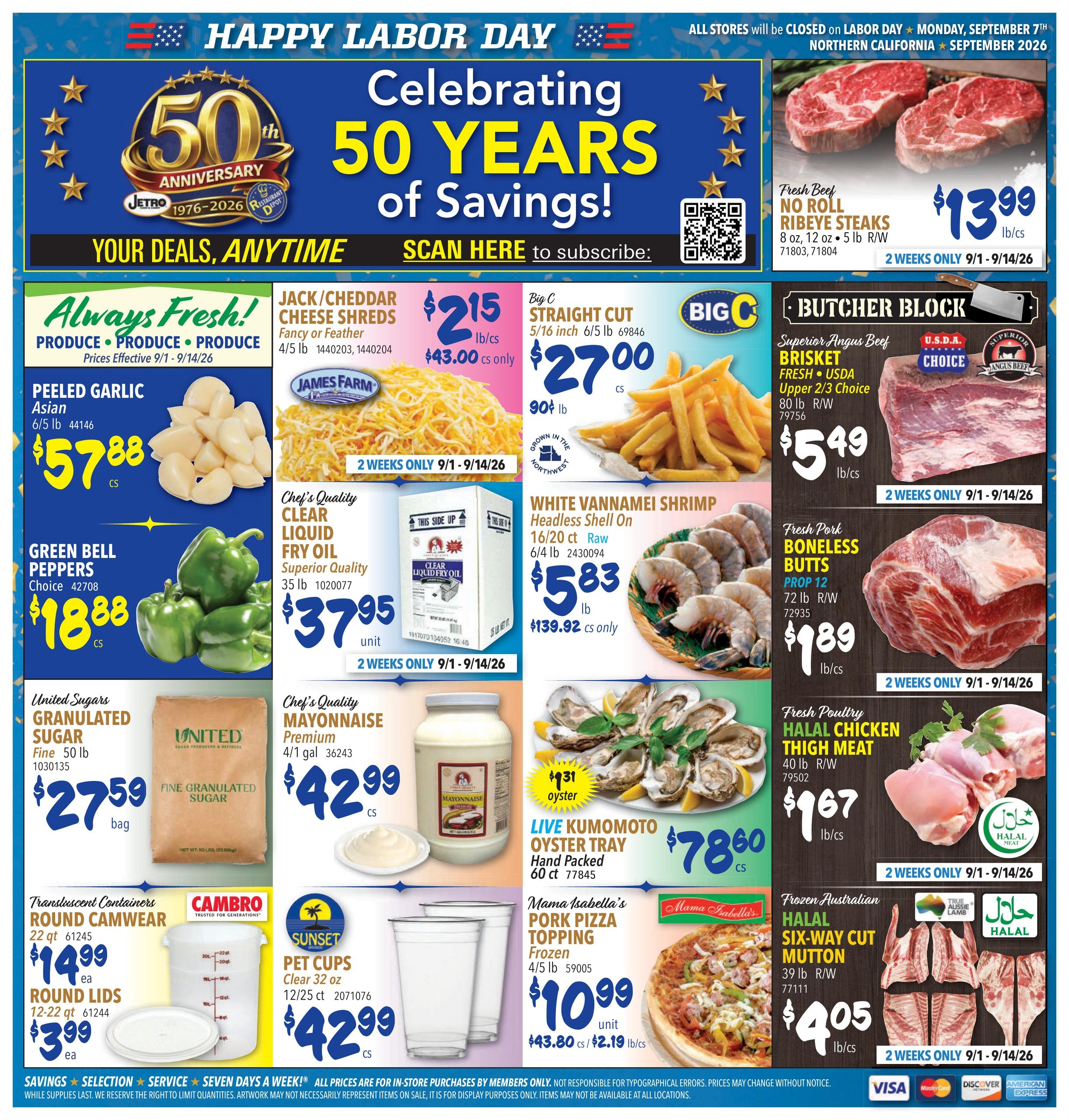Restaurant Depot weekly ad page 1
