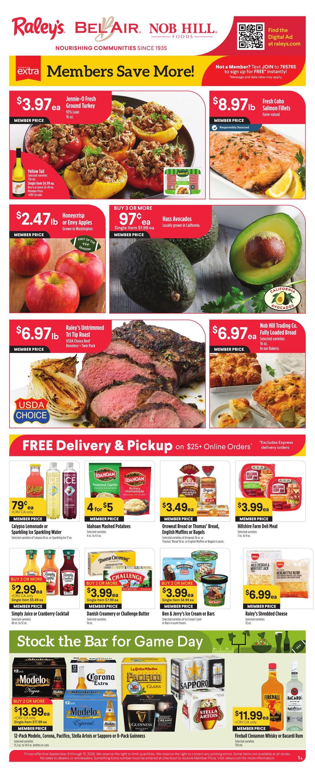 Nob Hill Foods weekly ad page 1