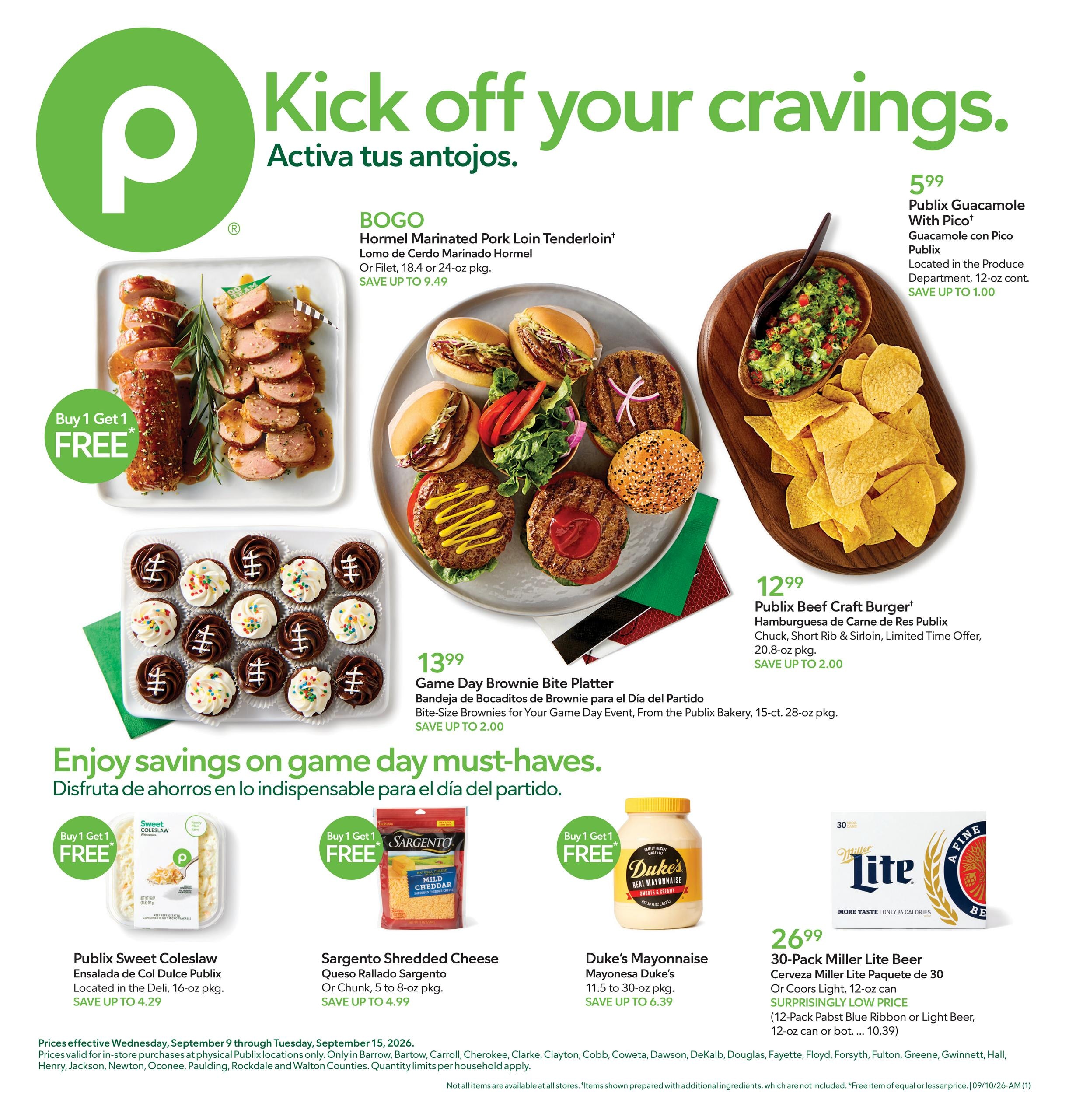 Publix weekly ad page 1