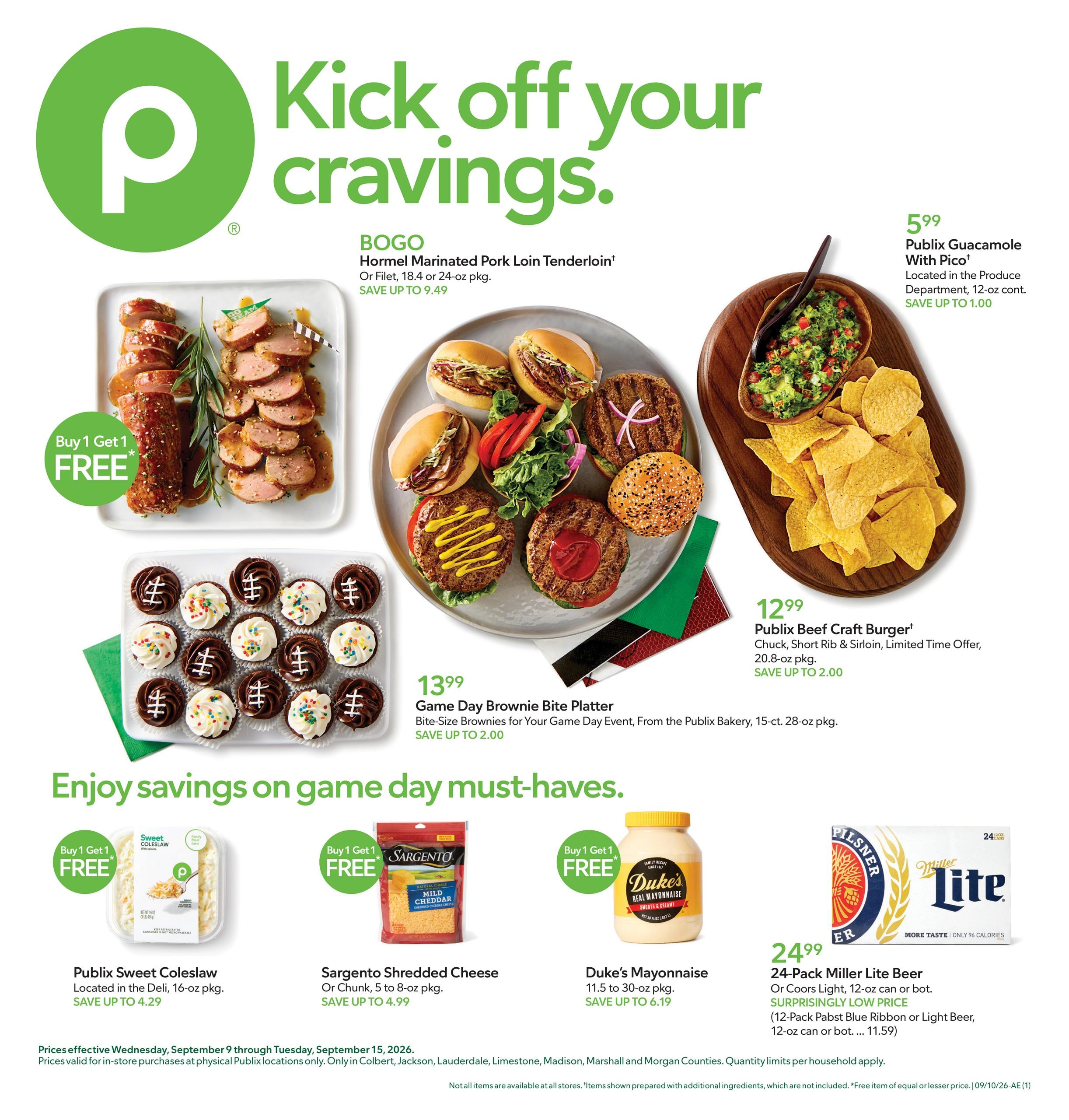 Publix weekly ad page 1
