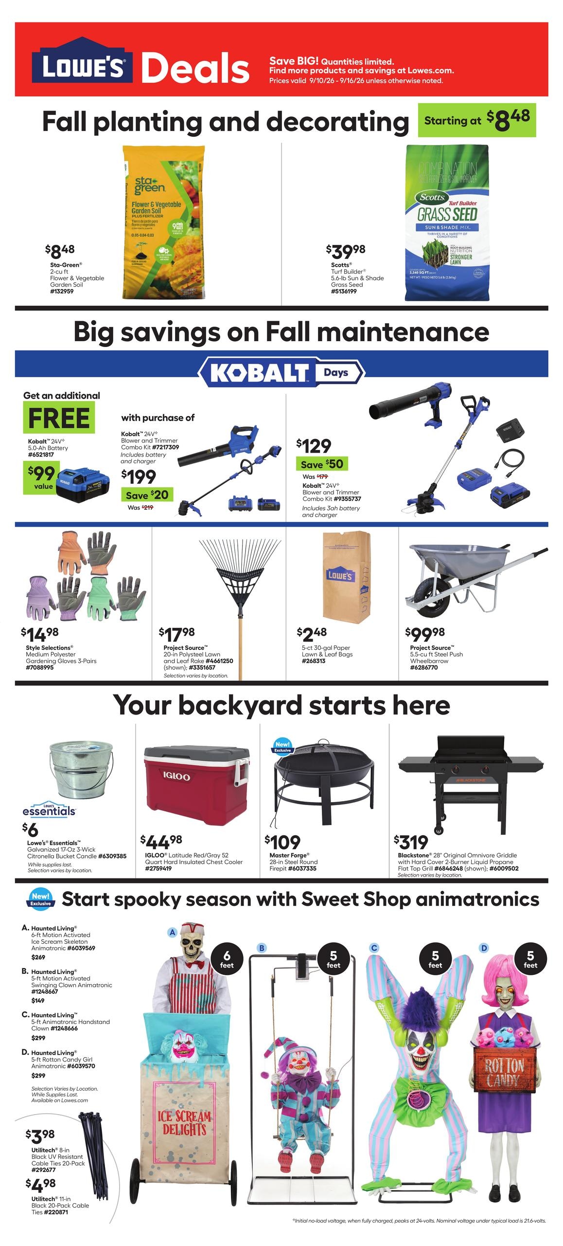 Lowe's weekly ad page 1
