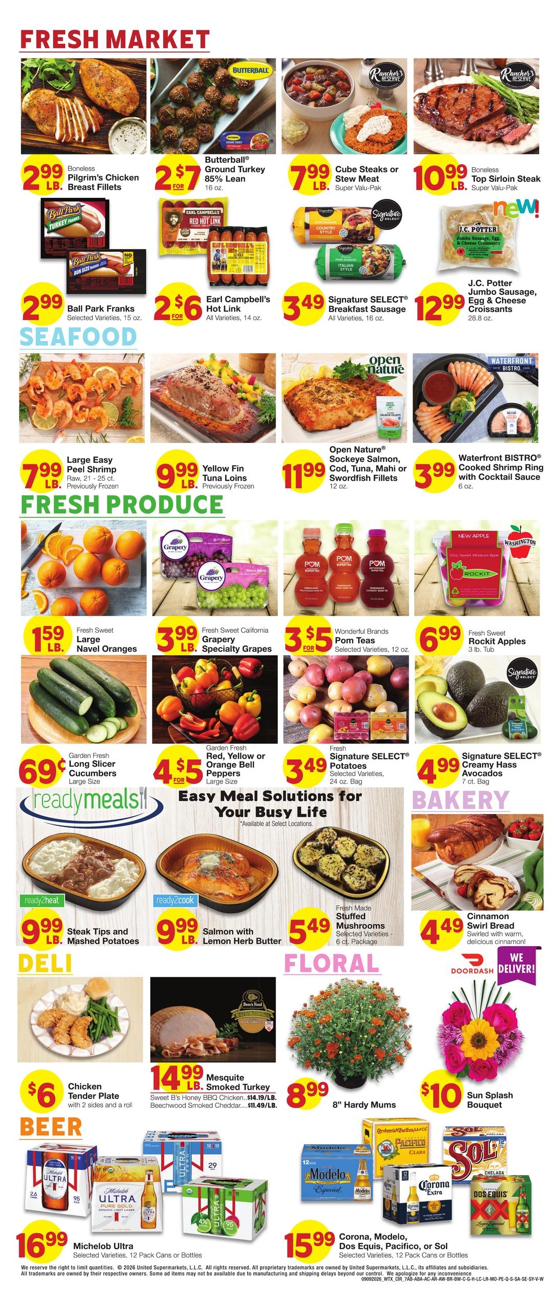 United Supermarkets weekly ad page 8