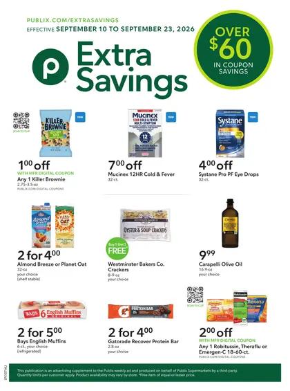 Publix Extra Savings