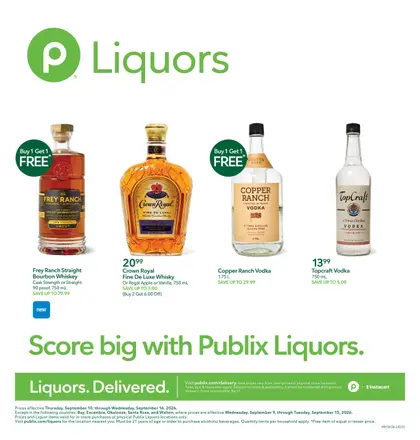 Publix Liquors Liquor Ad