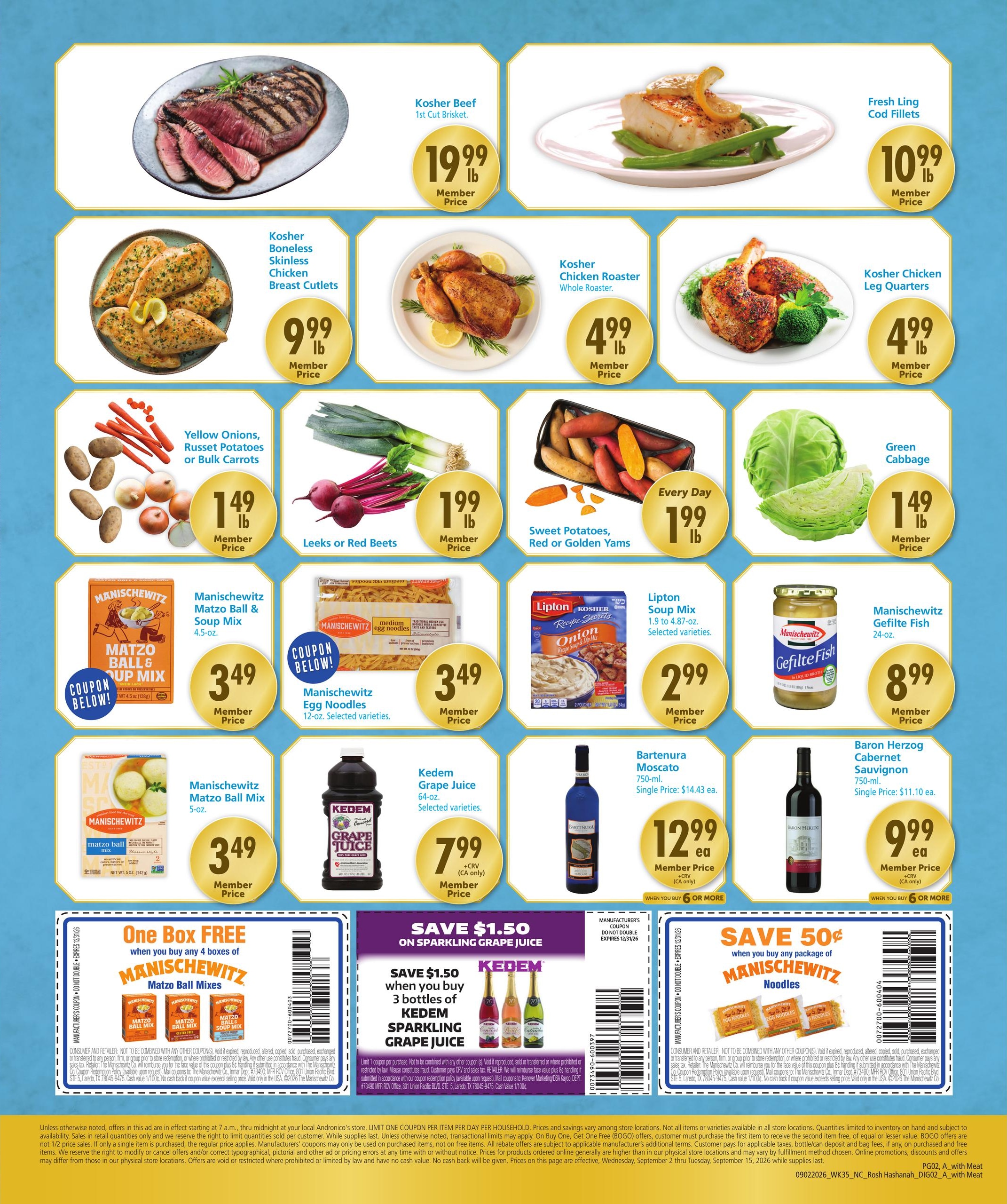 Andronico's Community Markets weekly ad page 2