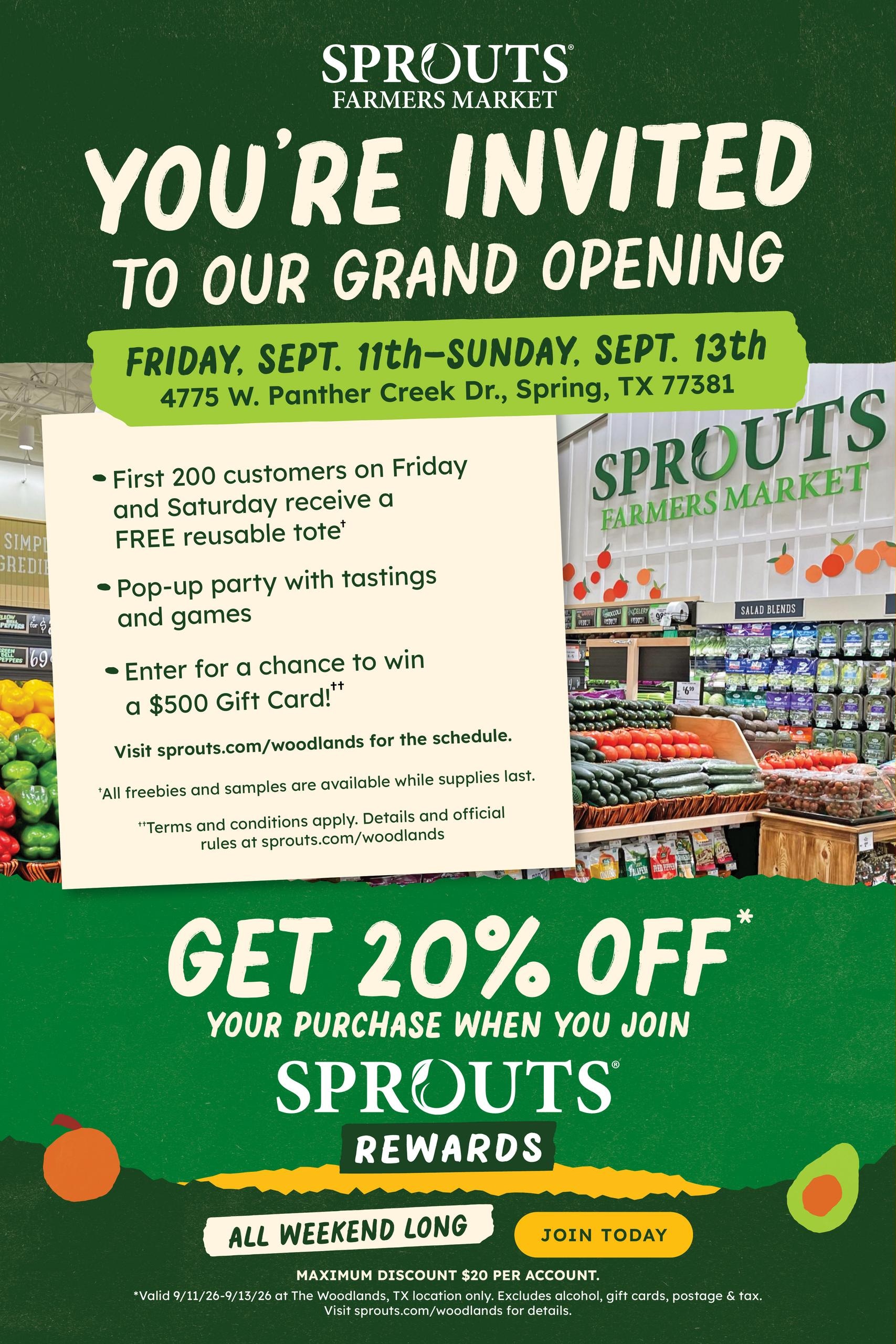 Sprouts Farmers Market weekly ad page 1