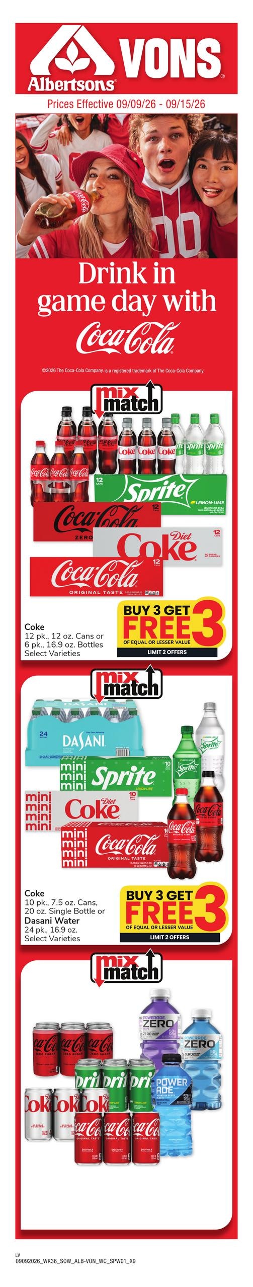 Albertsons weekly ad page 1