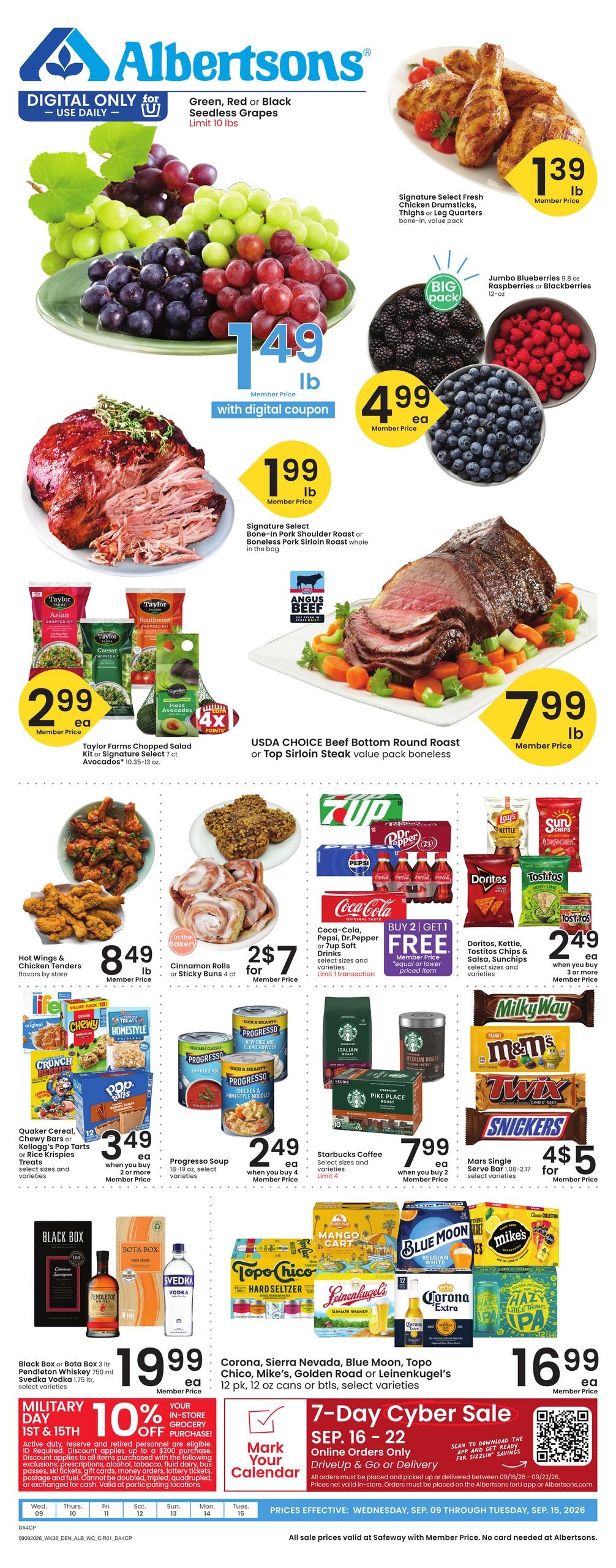 Albertsons weekly ad page 1
