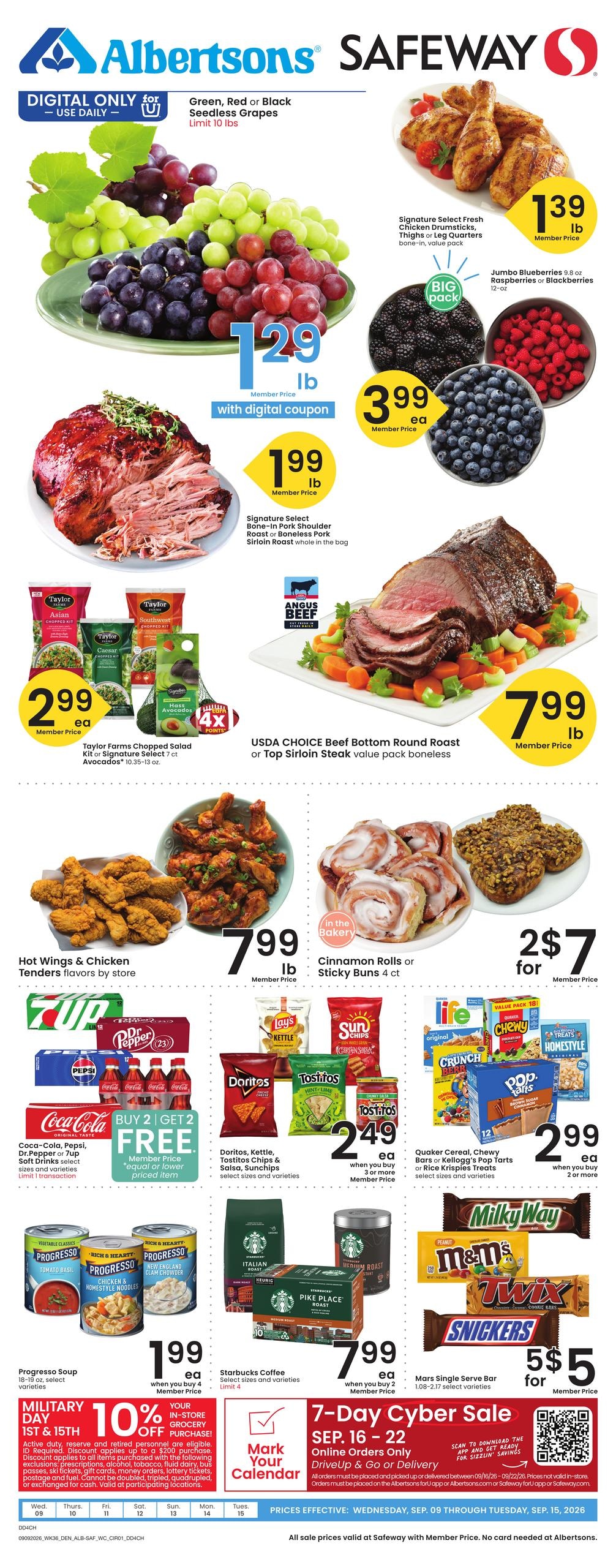 Albertsons weekly ad page 1