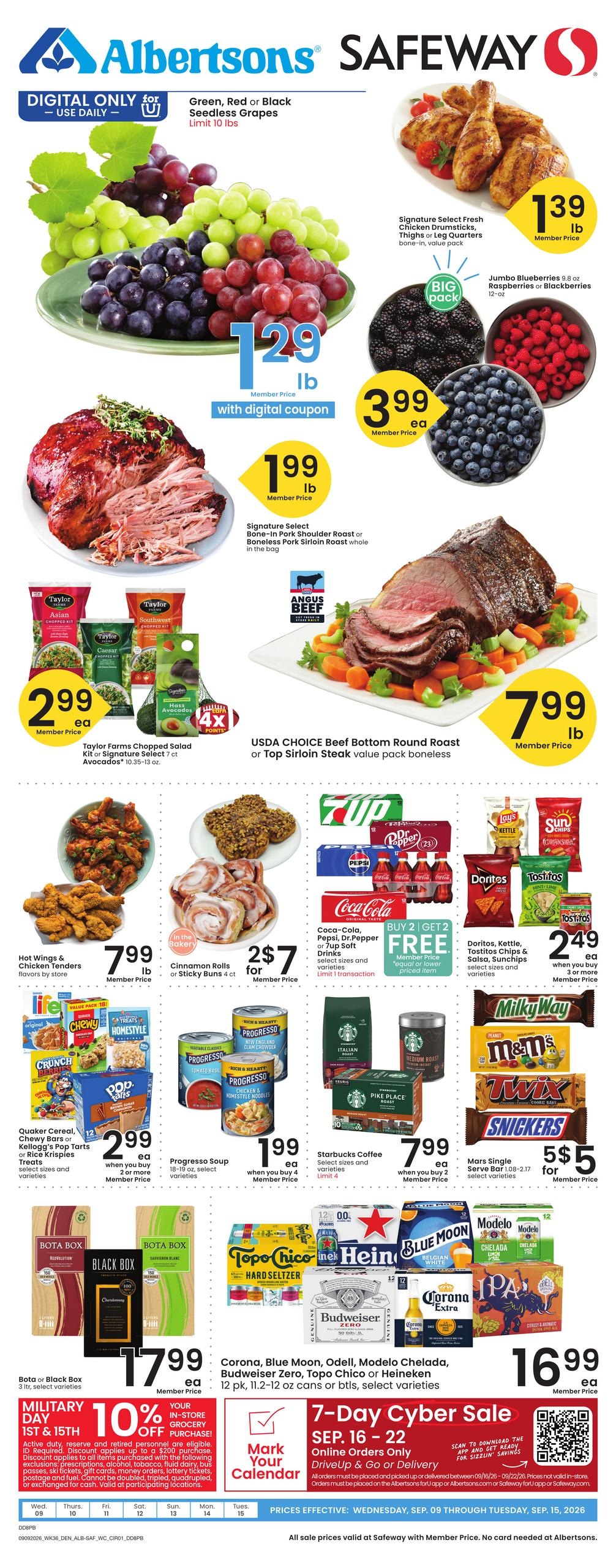 Albertsons weekly ad page 1