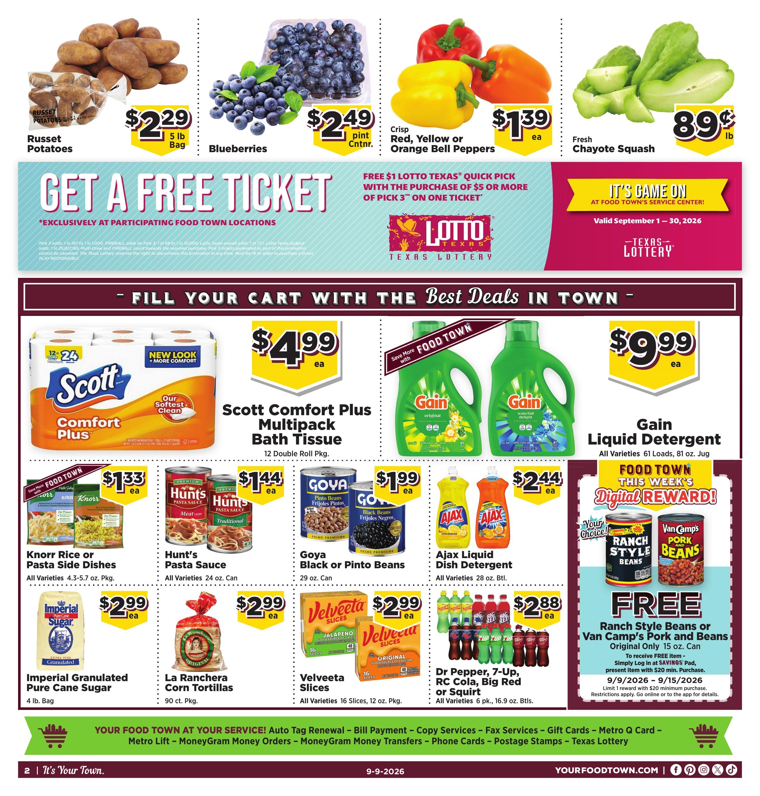 Food Town Texas weekly ad page 2