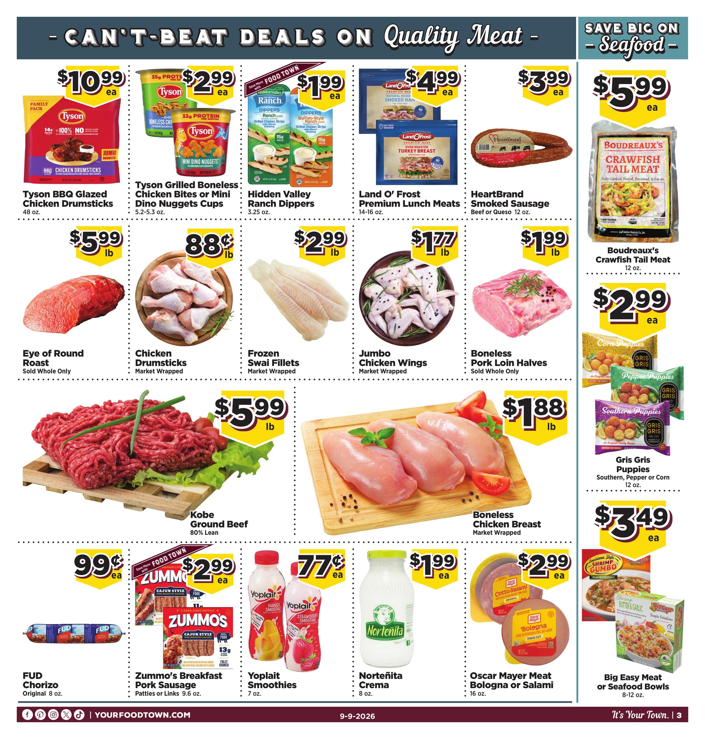 Food Town Texas weekly ad page 3