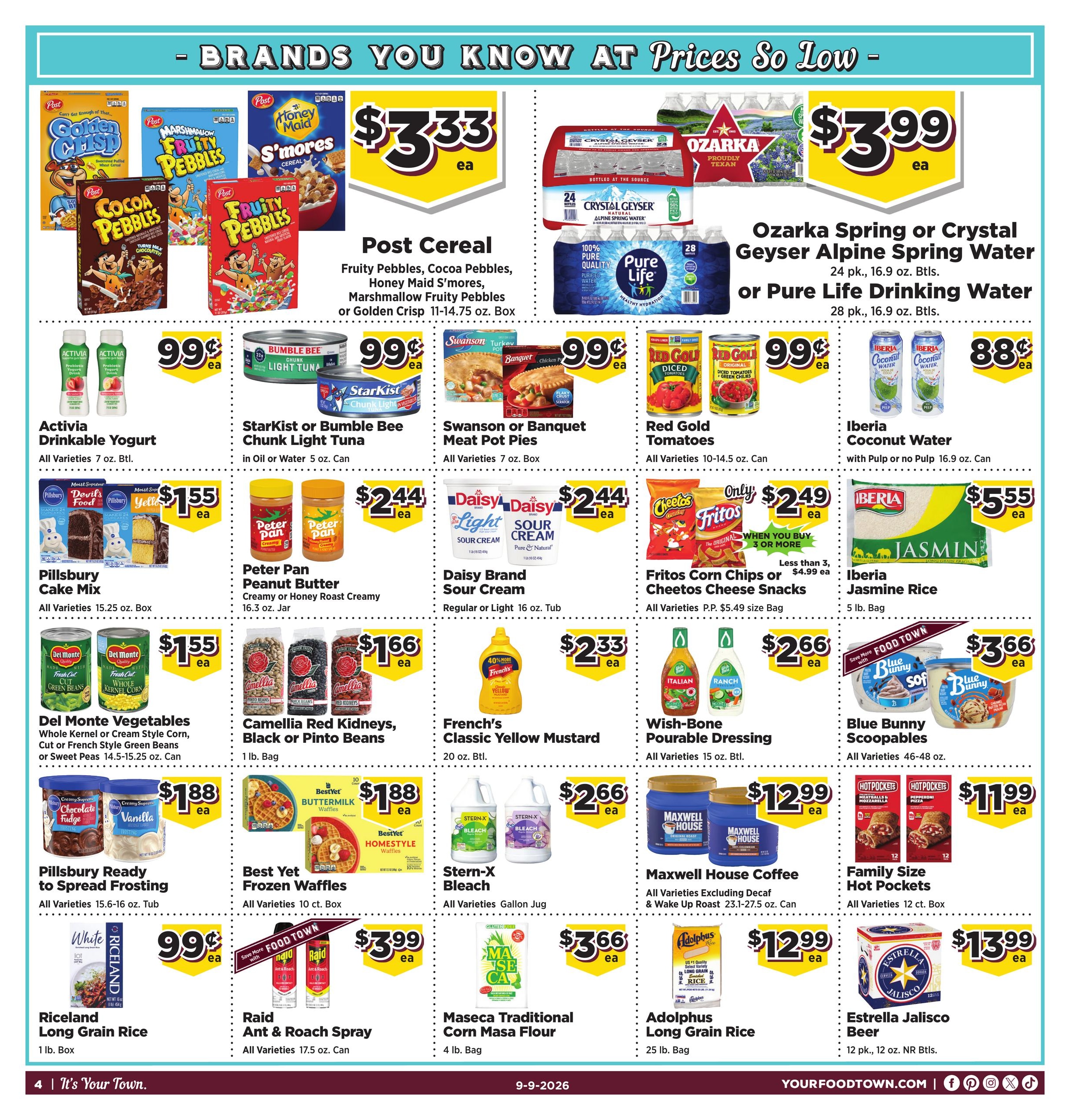 Food Town Texas weekly ad page 4