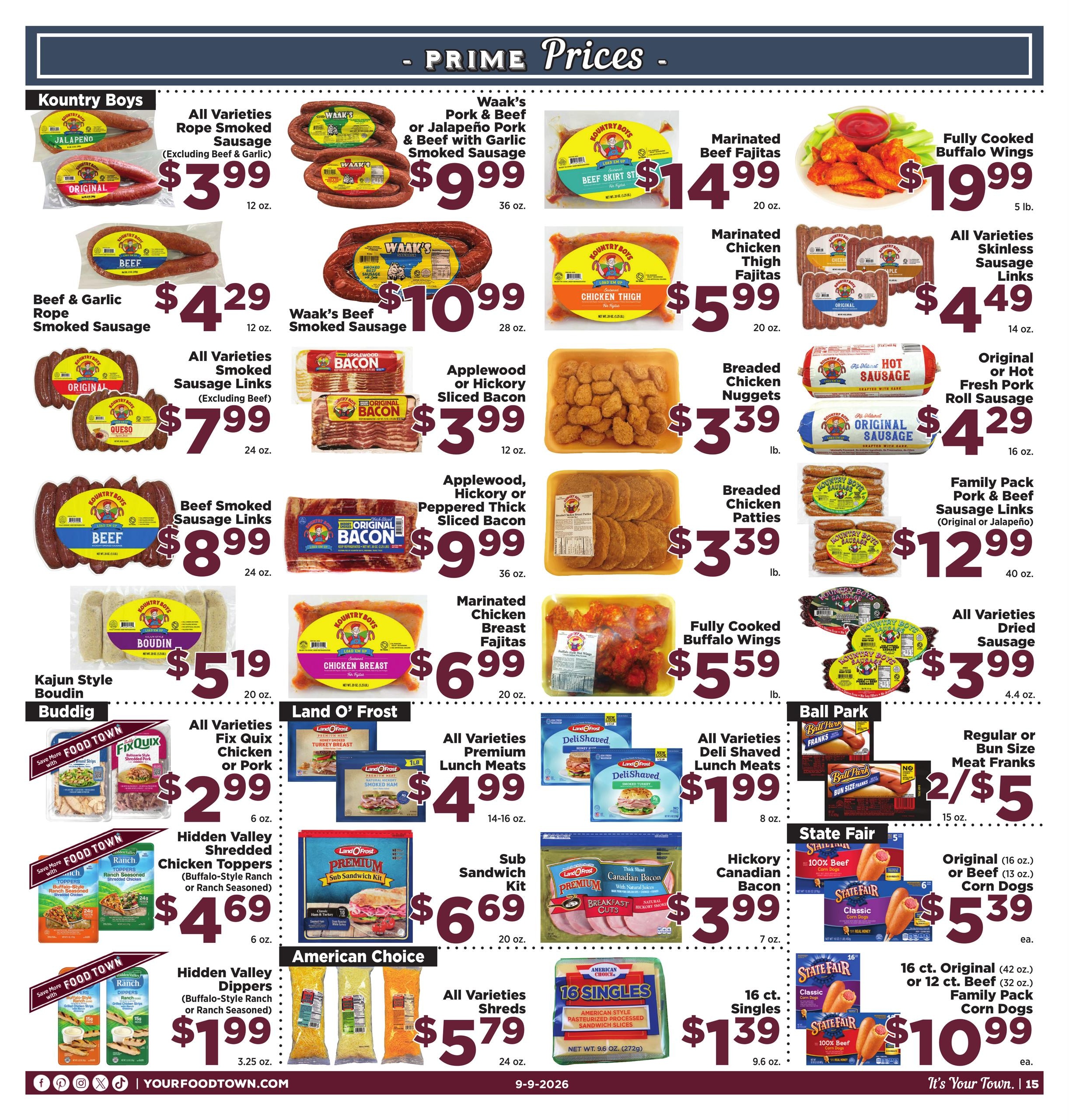 Food Town Texas weekly ad page 15