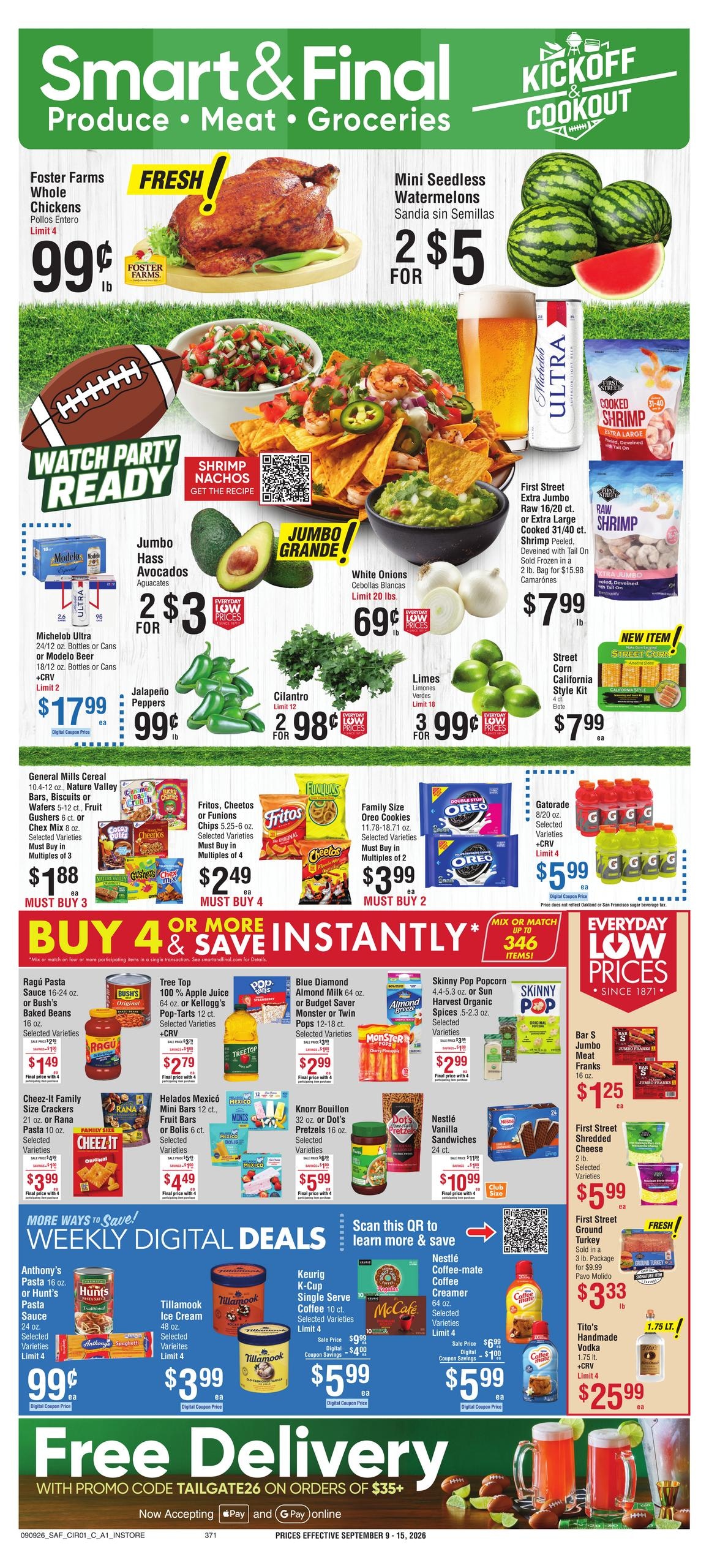 Smart & Final weekly ad page 1