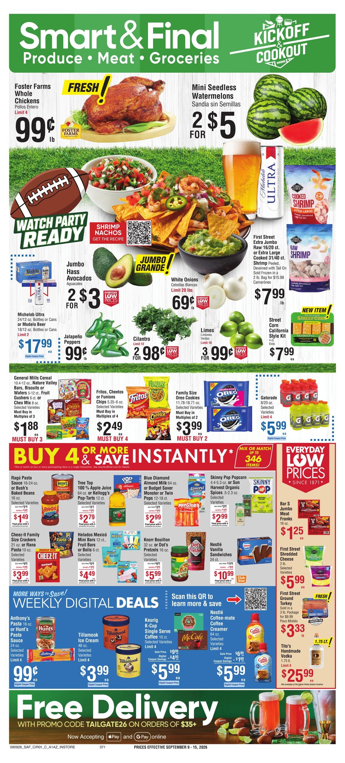 Smart & Final weekly ad page 1