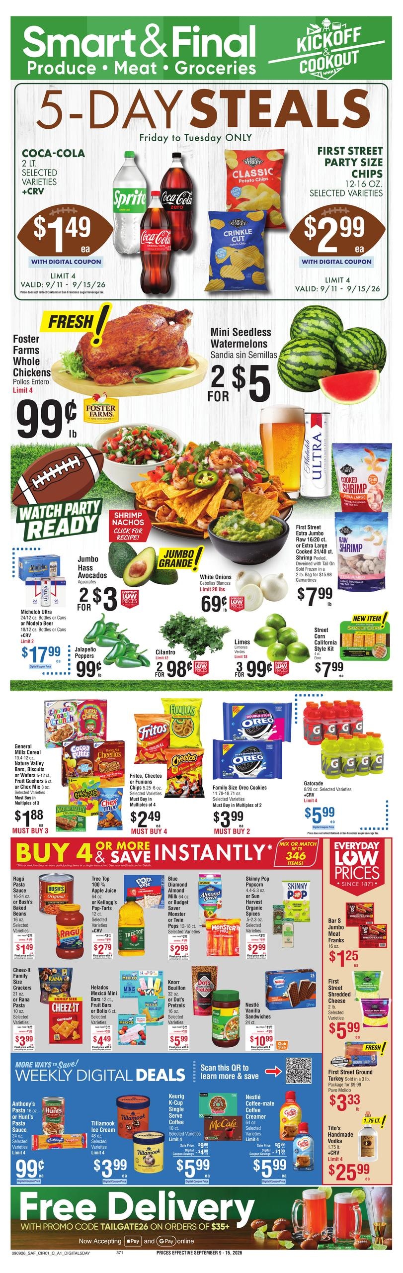 Smart & Final weekly ad page 1