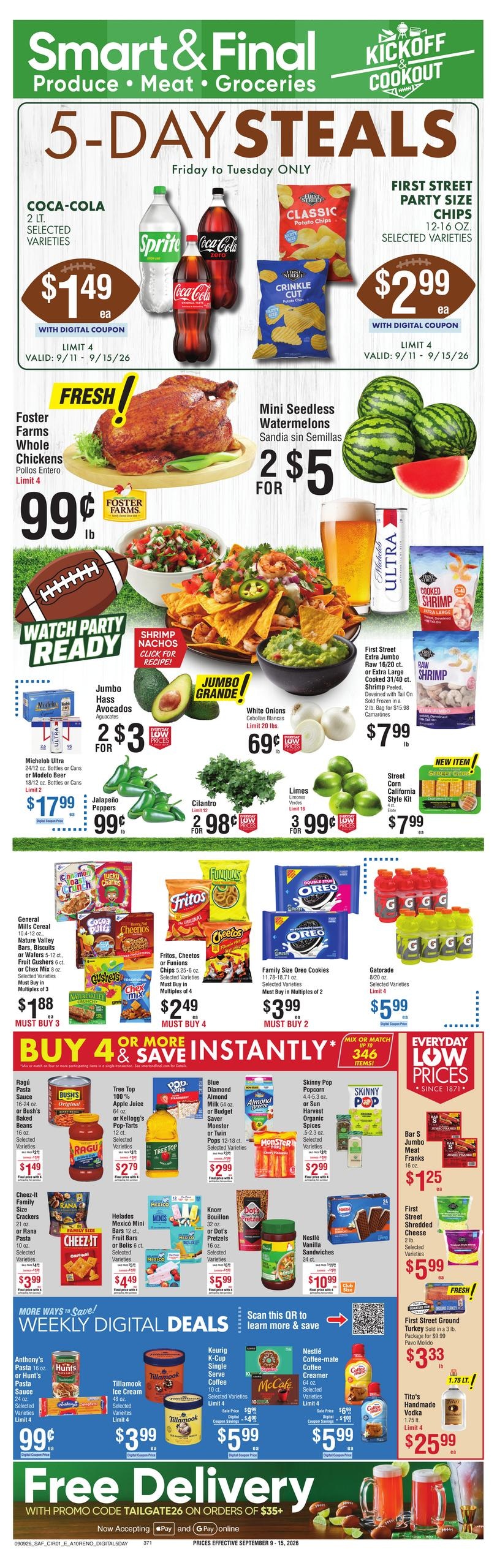 Smart & Final weekly ad page 1