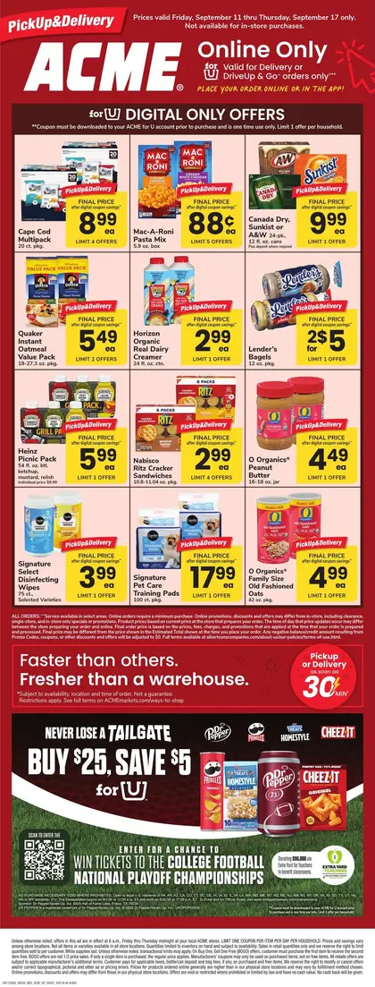 Acme Markets Bonus Online Savings