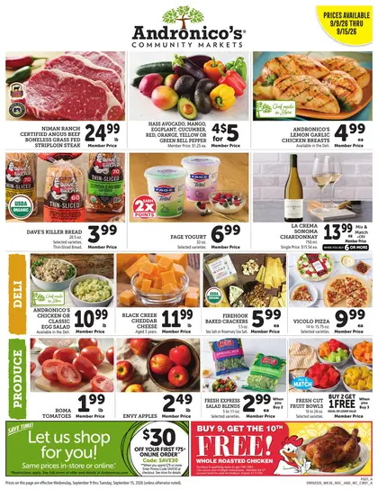 Andronico's Community Markets Weekly Ad