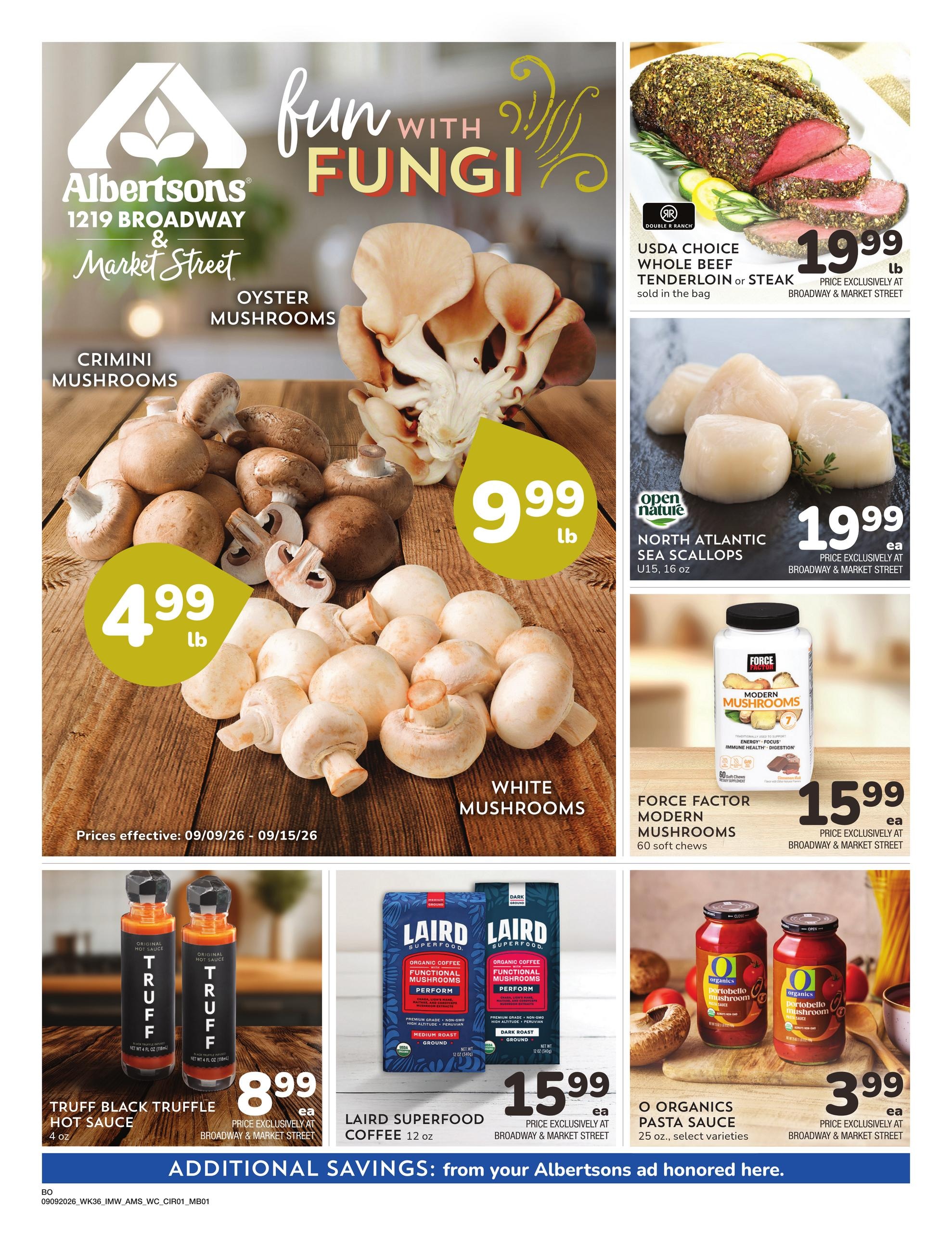 Albertsons weekly ad page 1