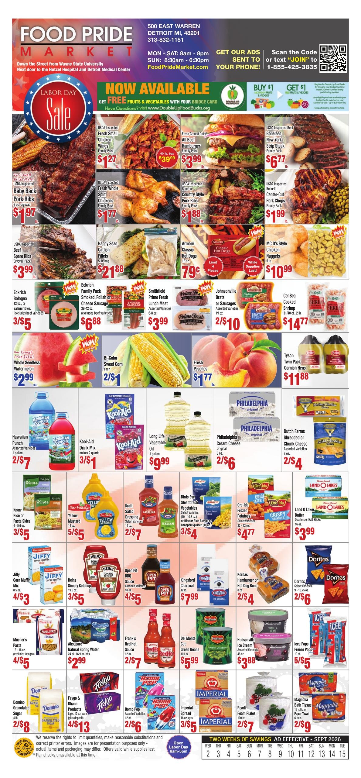 Food Pride Market weekly ad page 1