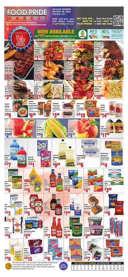 Food Pride Market Indexed Bi-Weekly