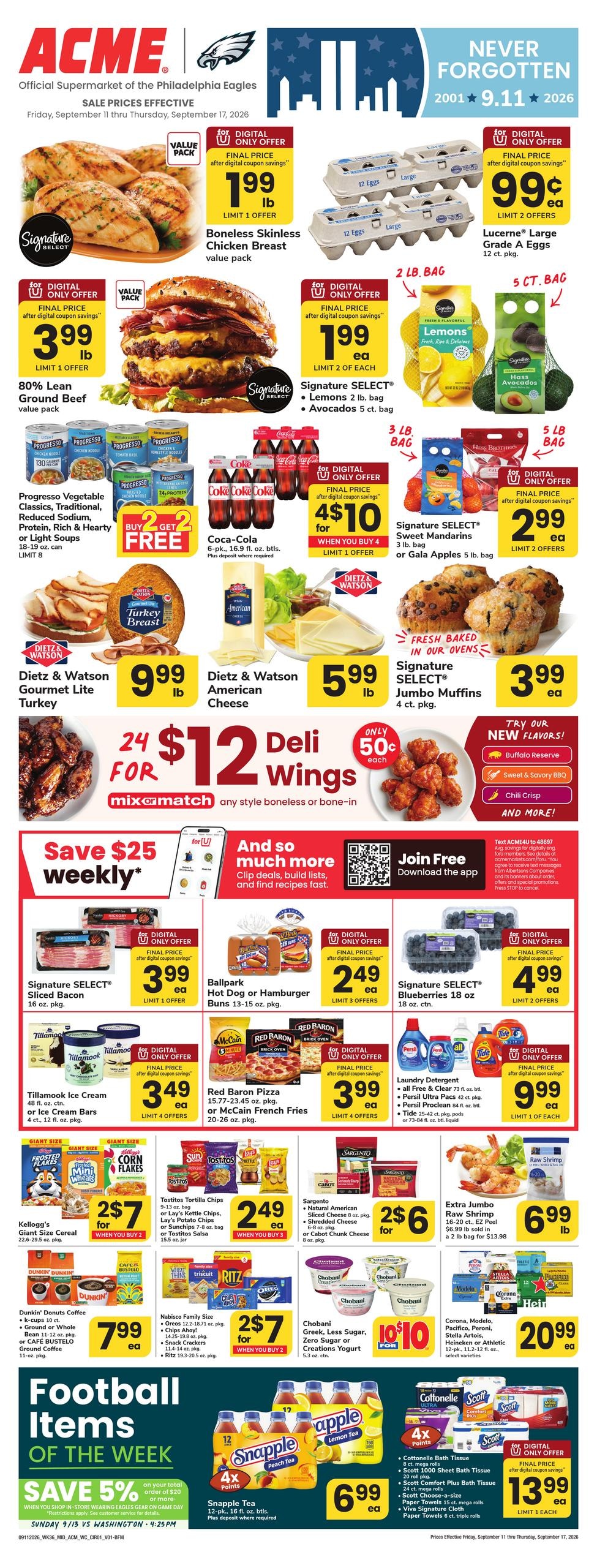Acme Markets weekly ad page 1