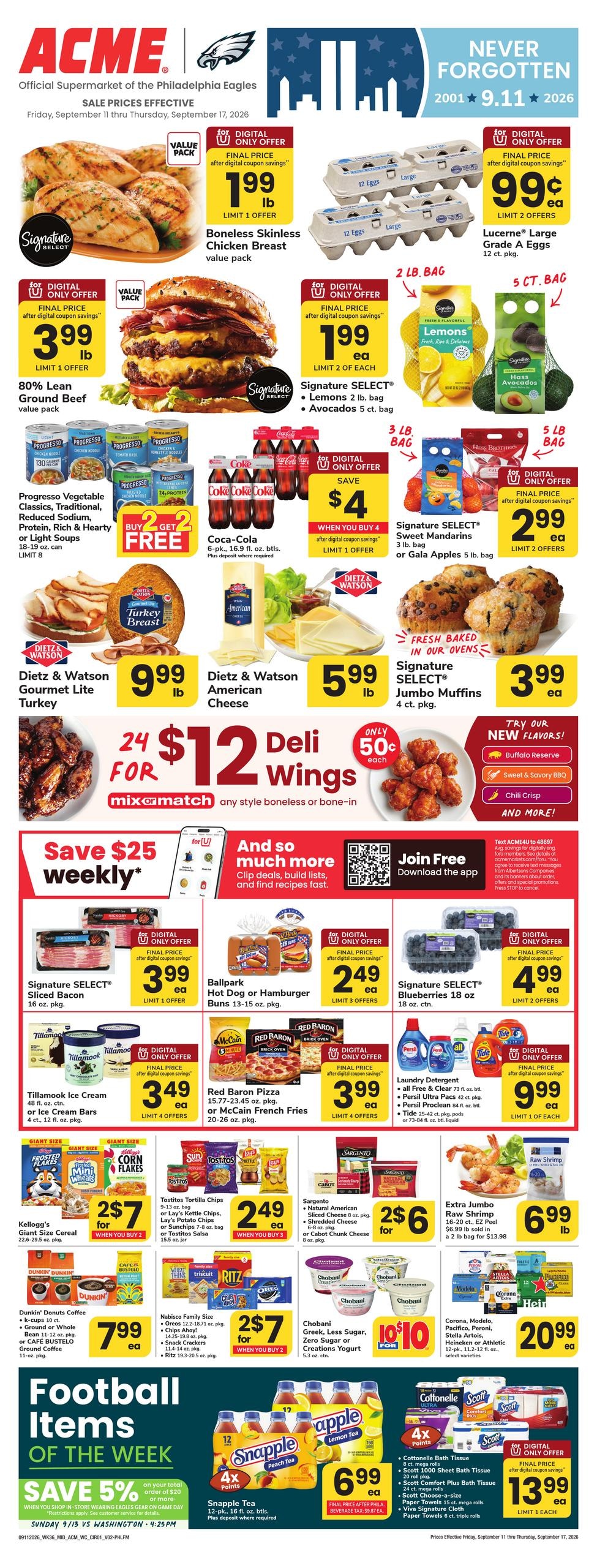 Acme Markets weekly ad page 1