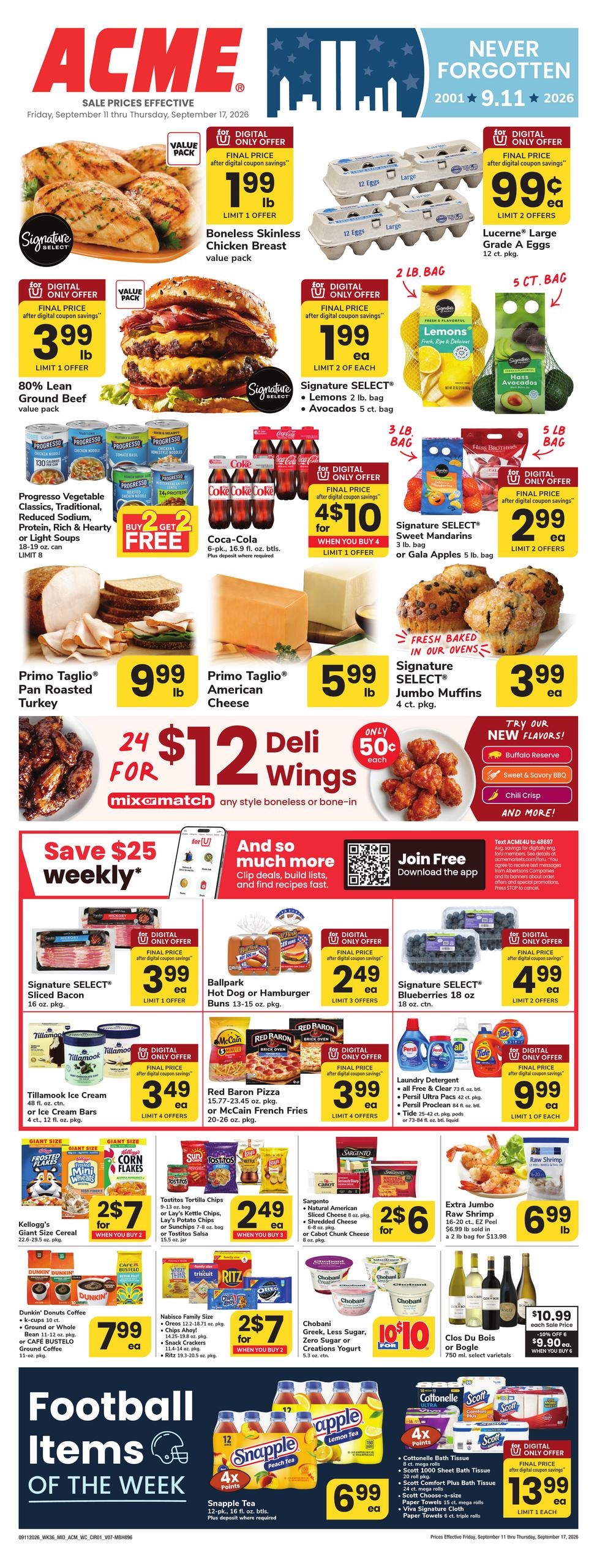 Acme Markets weekly ad page 1