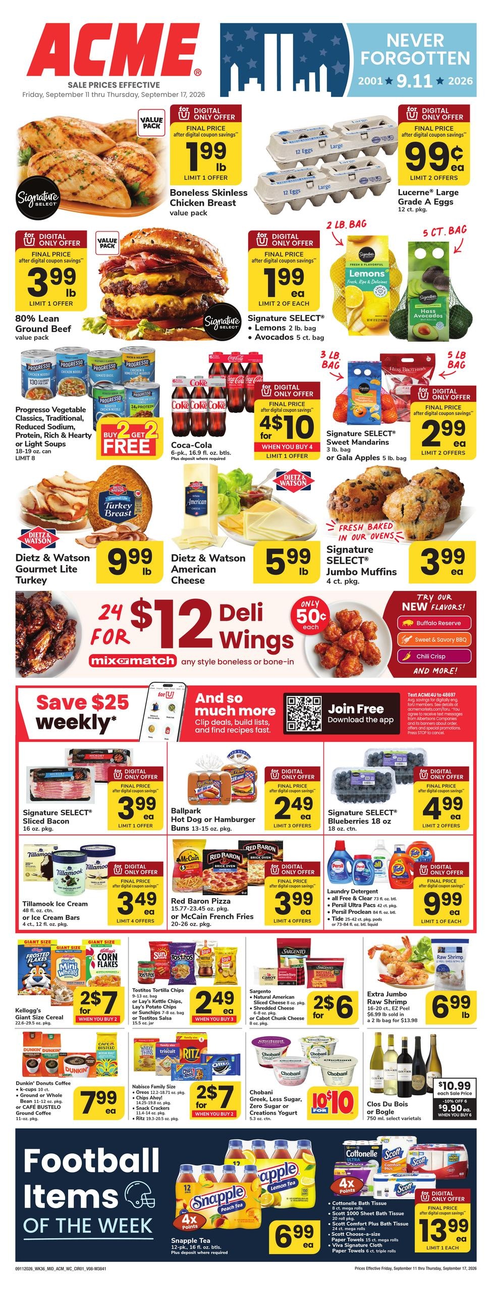 Acme Markets weekly ad page 1