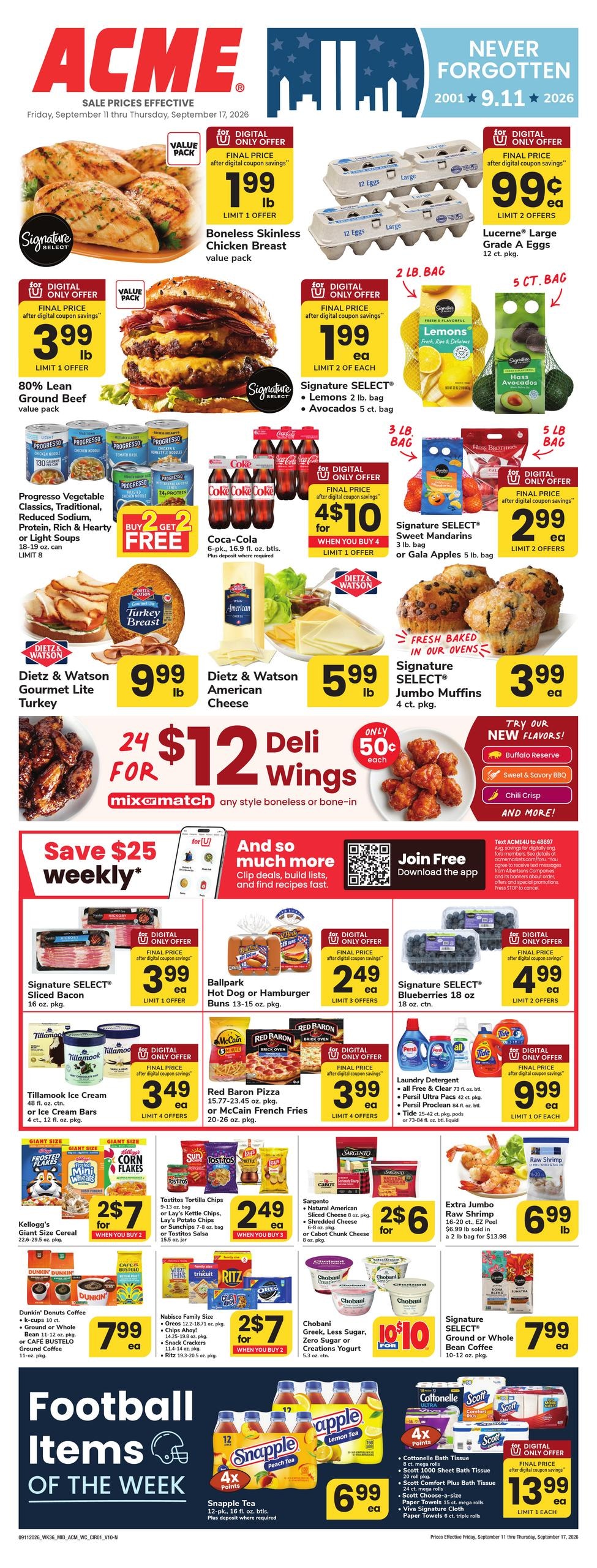 Acme Markets weekly ad page 1