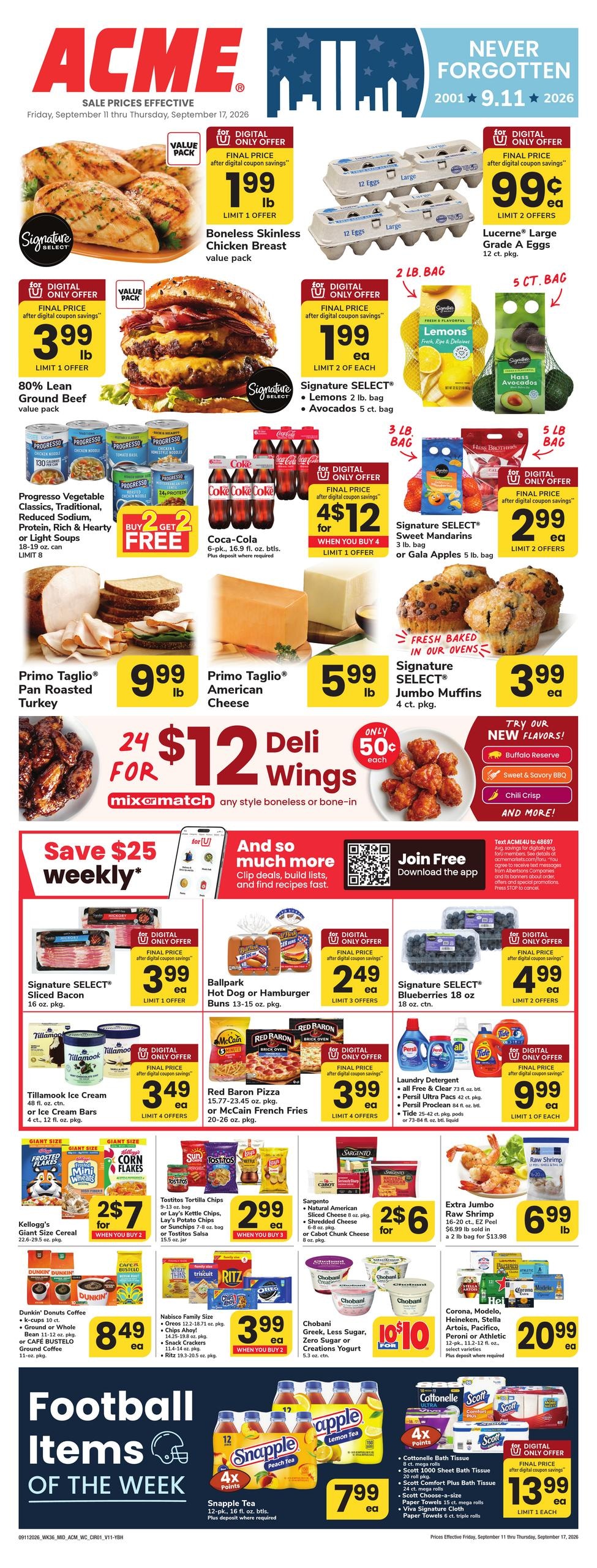 Acme Markets weekly ad page 1