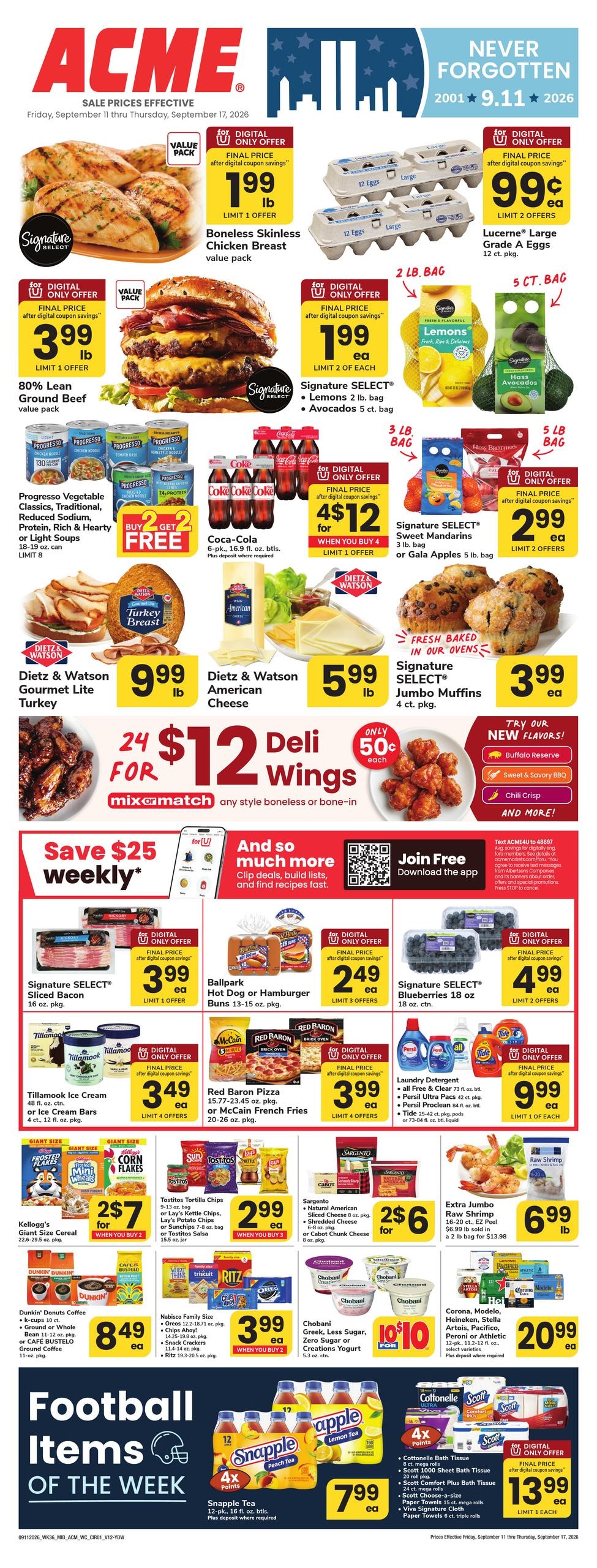 Acme Markets weekly ad page 1