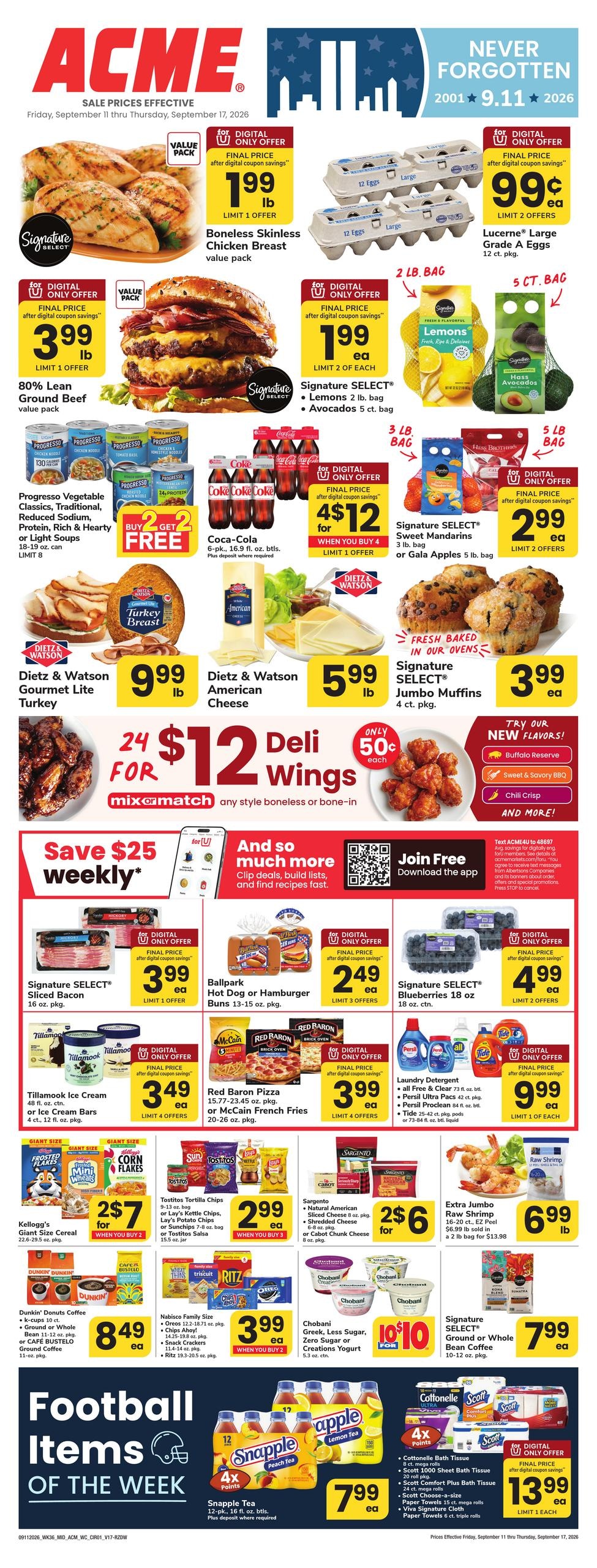Acme Markets weekly ad page 1
