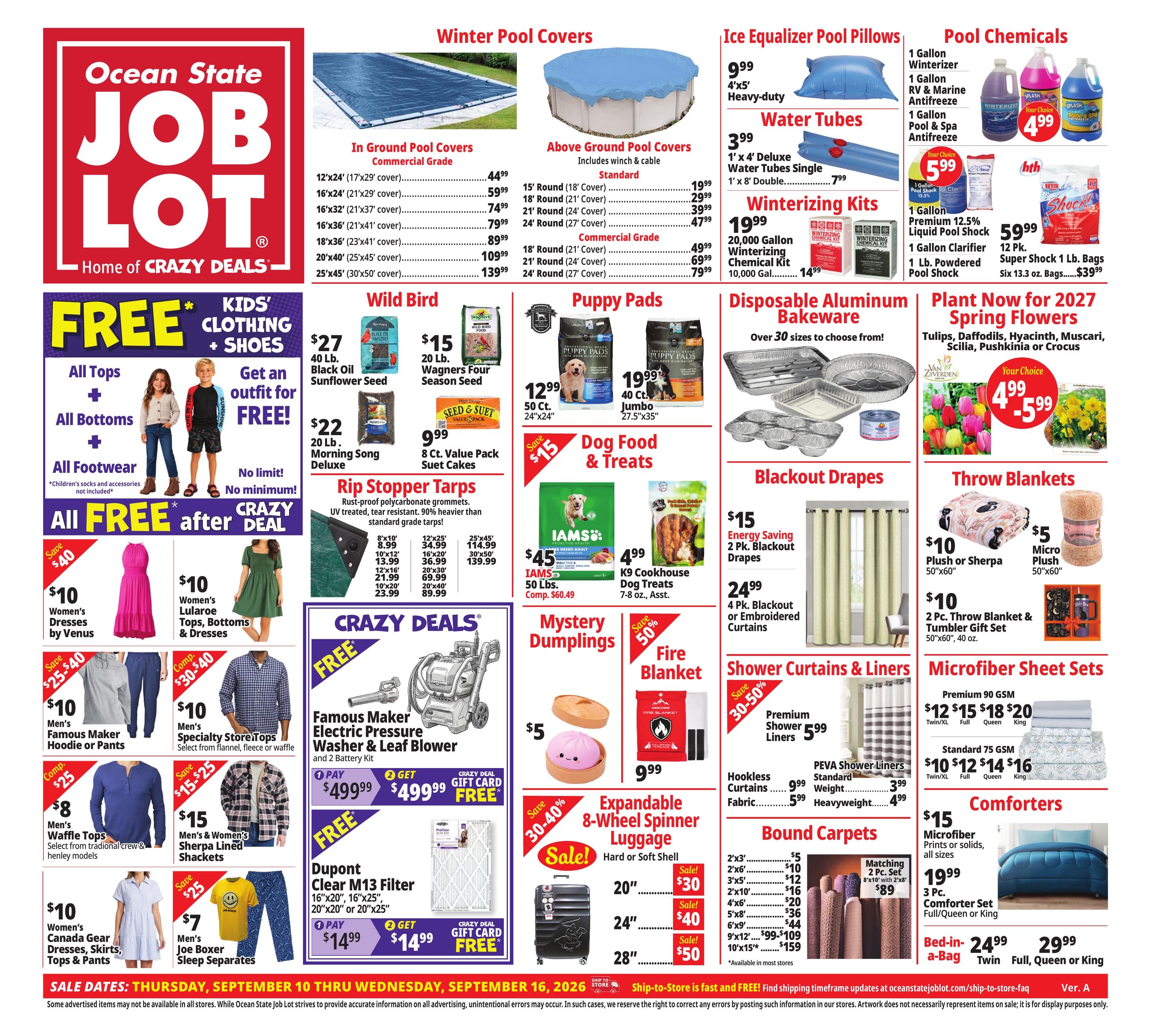 Ocean State Job Lot weekly ad page 1