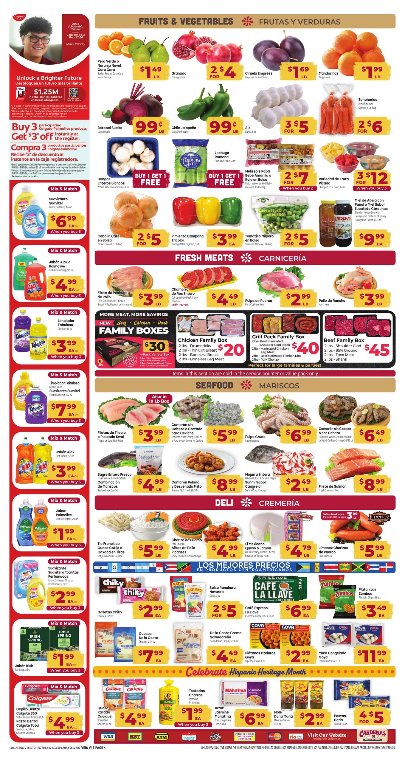 Cardenas Markets weekly ad page 4