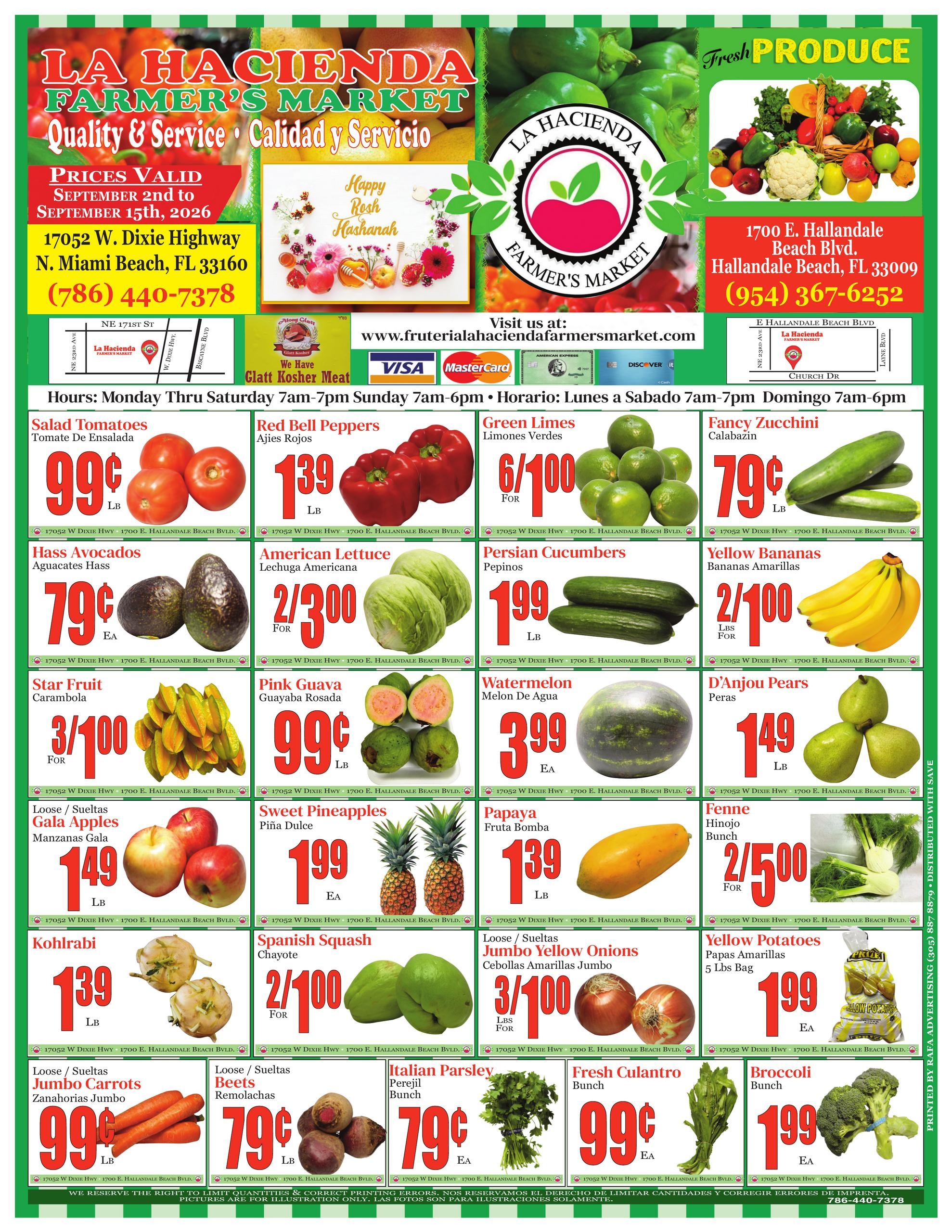 Fruteria La Hacienda Market weekly ad page 1