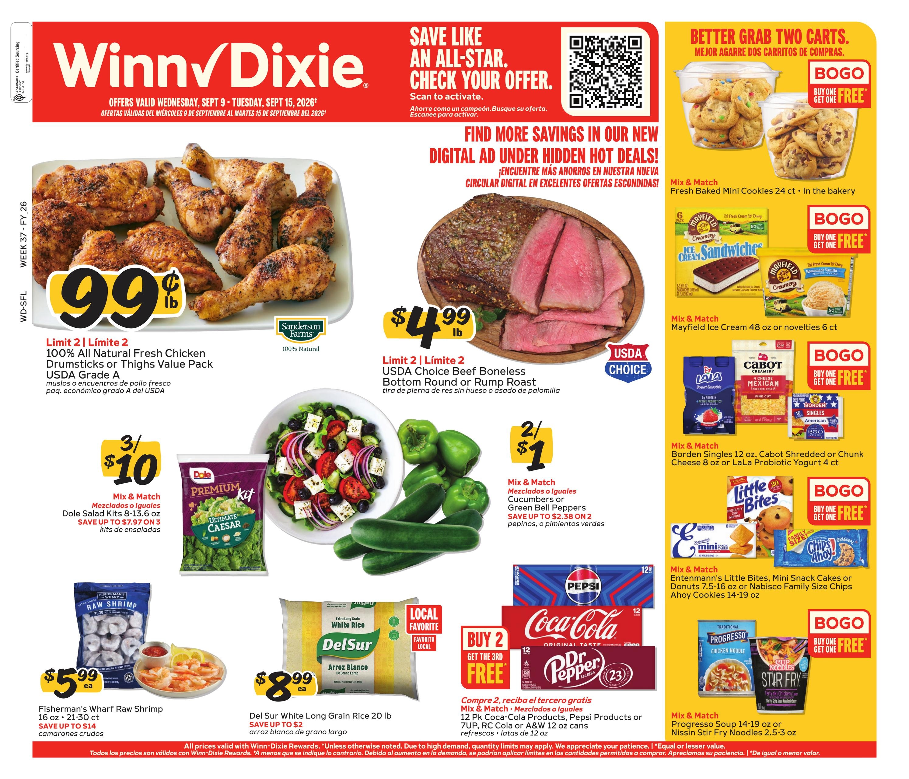 Winn-Dixie weekly ad page 1