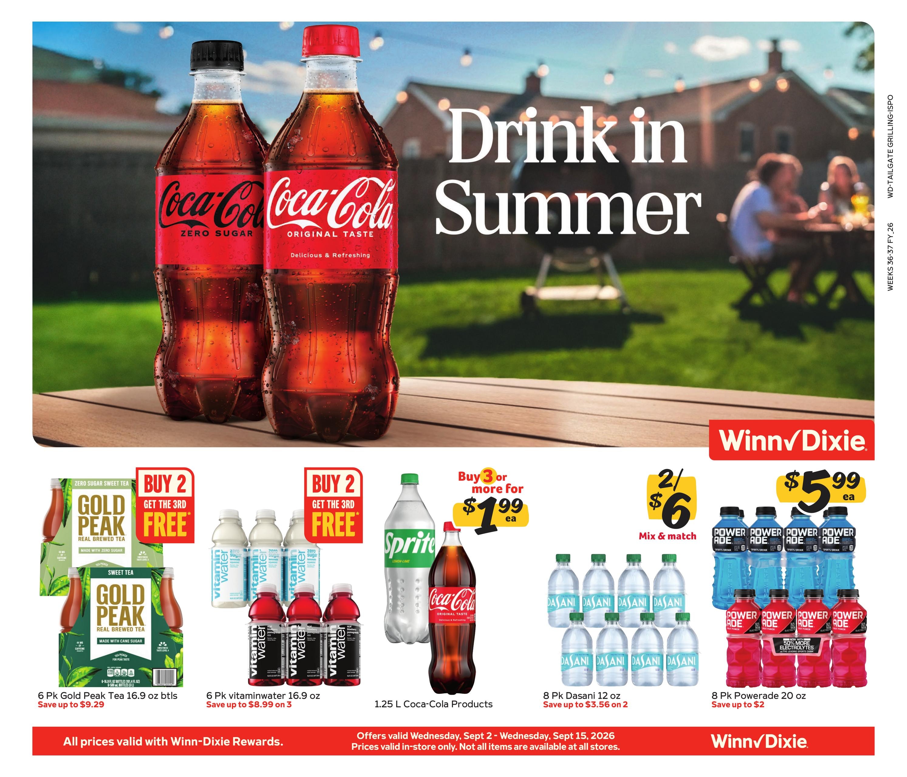 Winn-Dixie weekly ad page 1