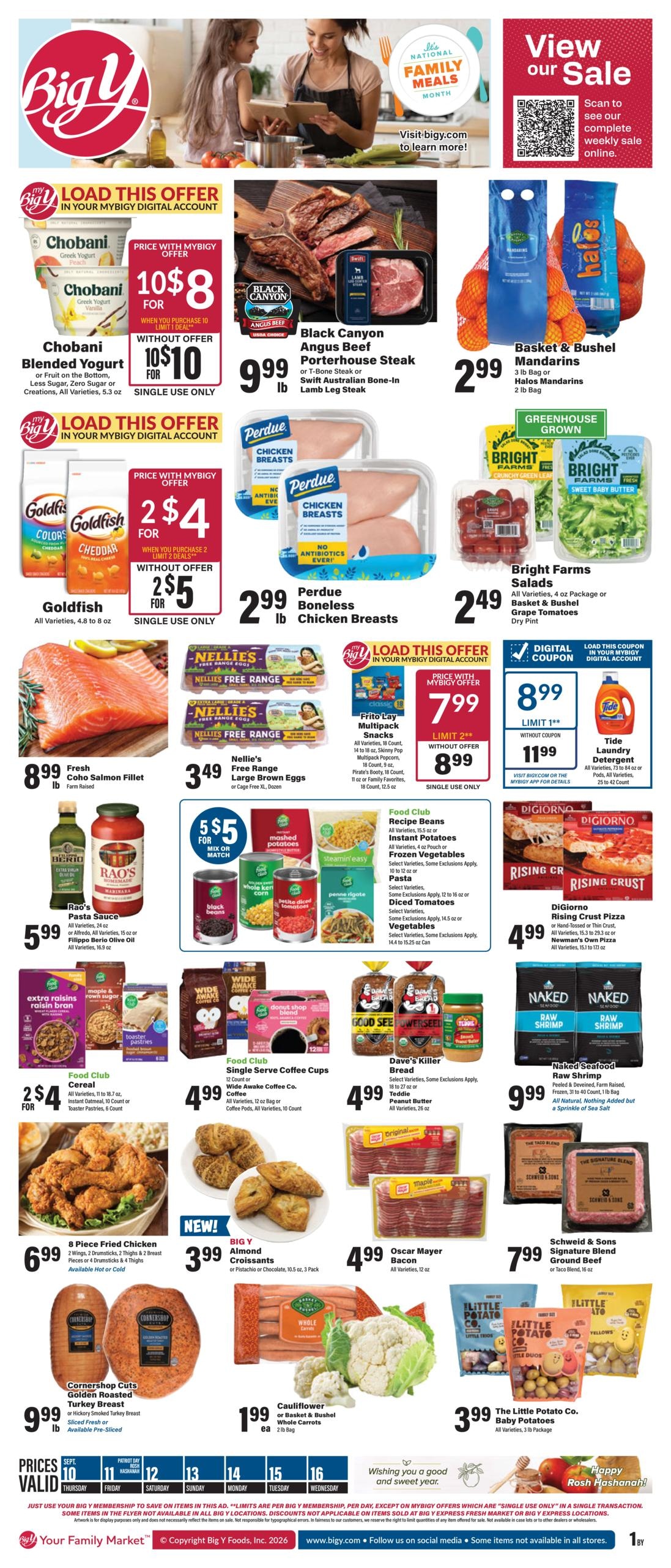Big Y weekly ad page 1
