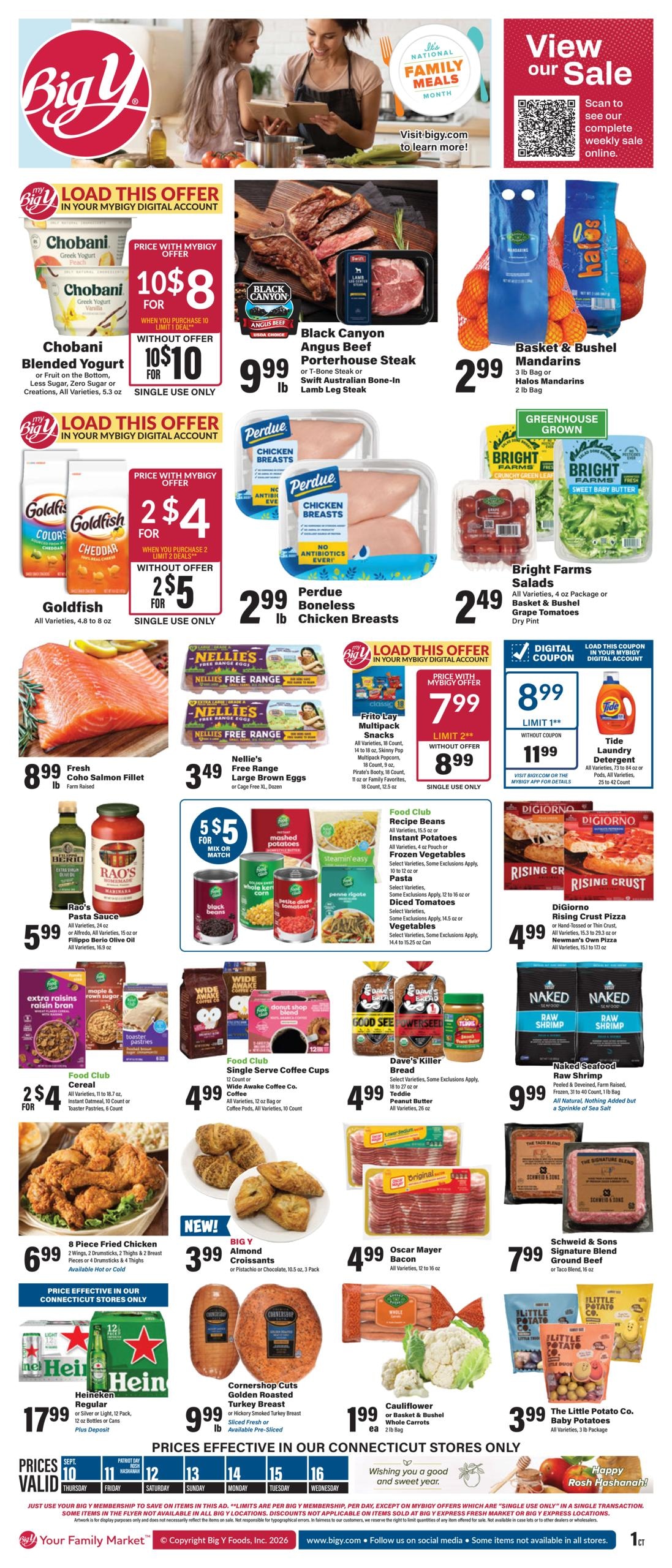 Big Y weekly ad page 1