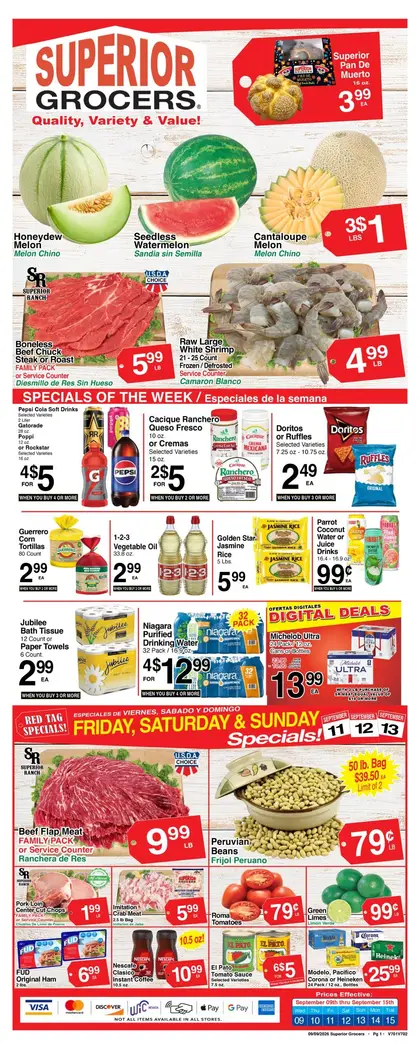 Superior Grocers Weekly Specials