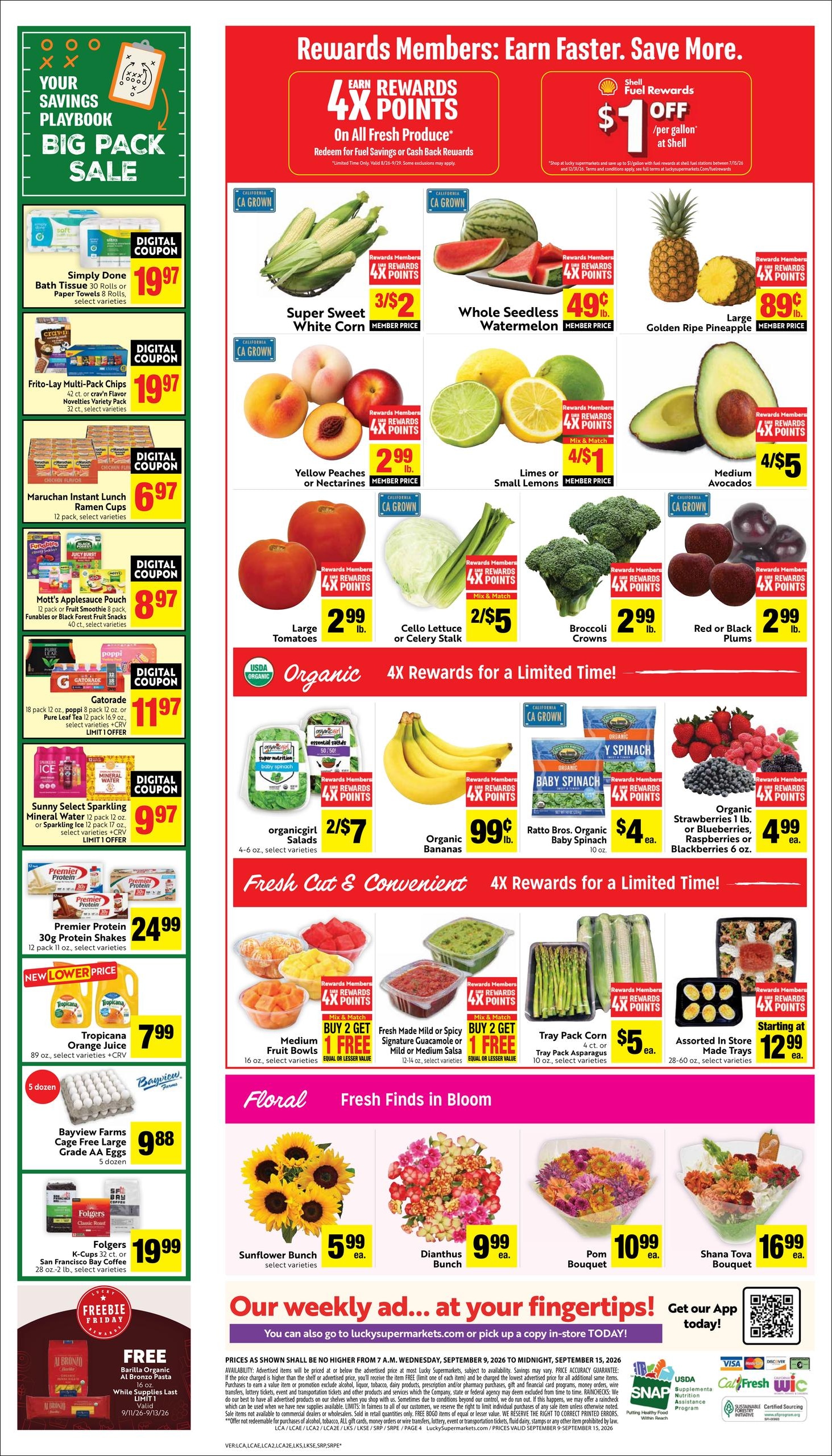 Lucky Supermarkets weekly ad page 4