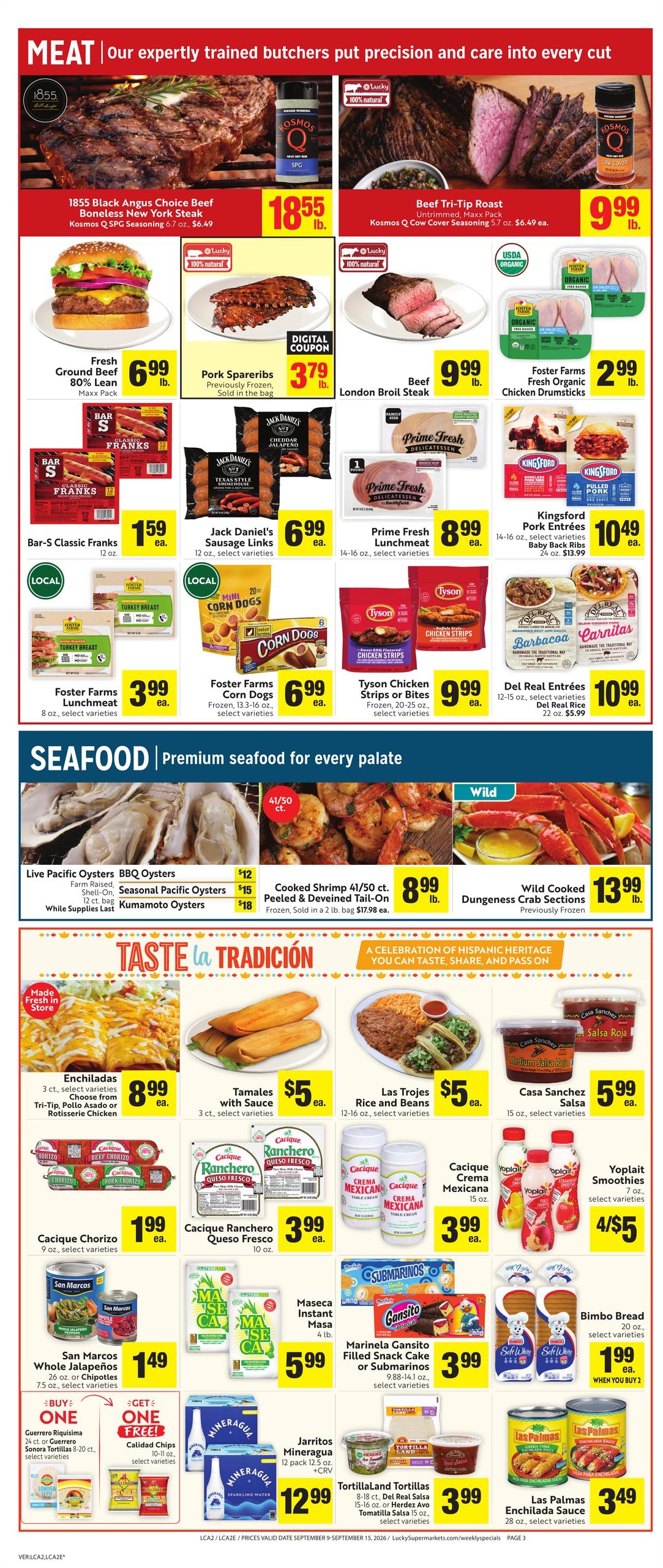 Lucky Supermarkets weekly ad page 3