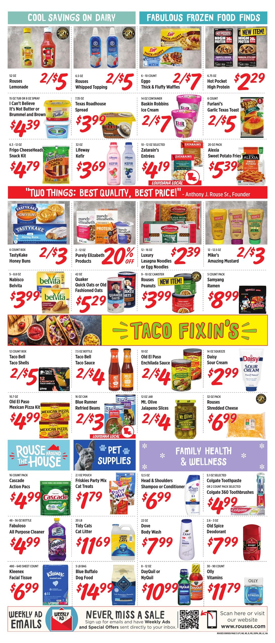 Rouses Supermarkets weekly ad page 6